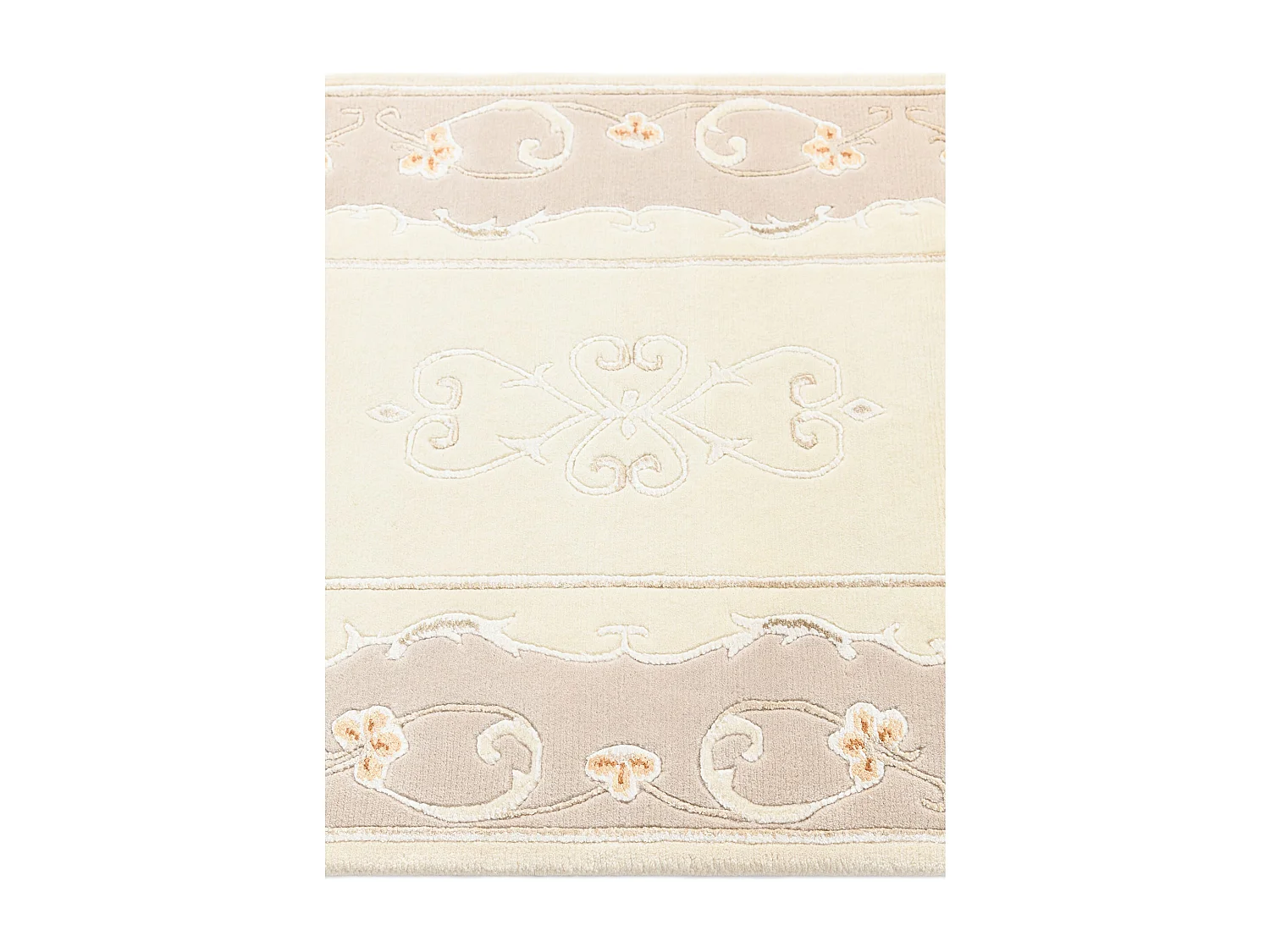 Tapis de couloir en laine 84x198 beige Darya