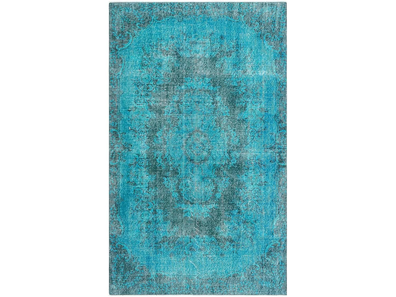 Wollteppich 163x272 Blau Ultra Vintage