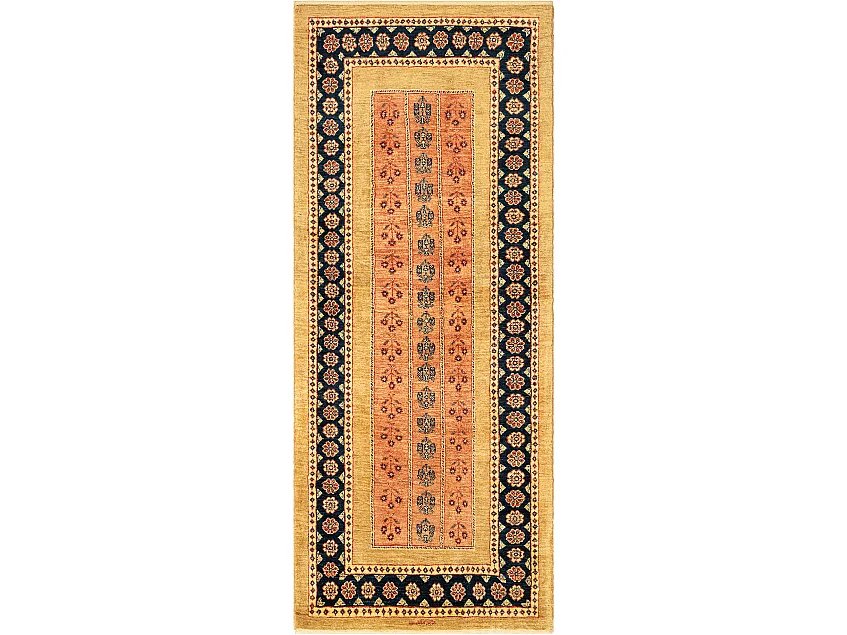 Tapis de couloir en laine 83x208 brun Kashkuli