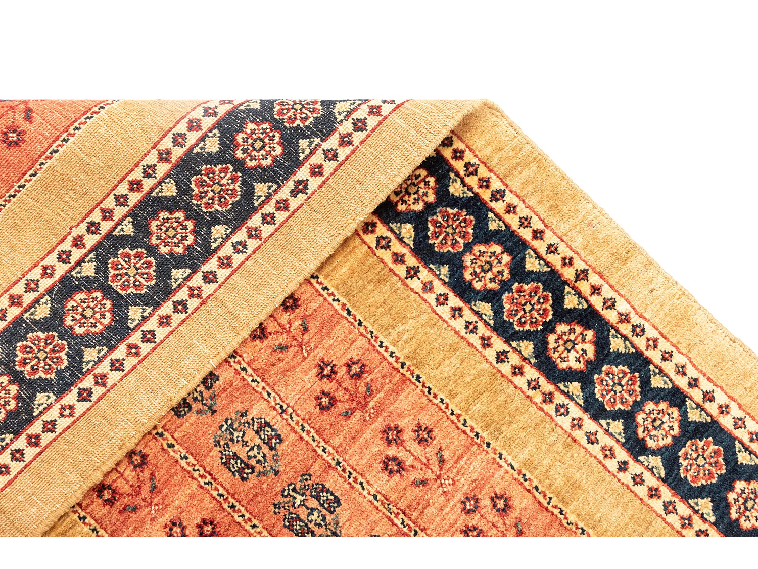 Tapis de couloir en laine 83x208 brun Kashkuli