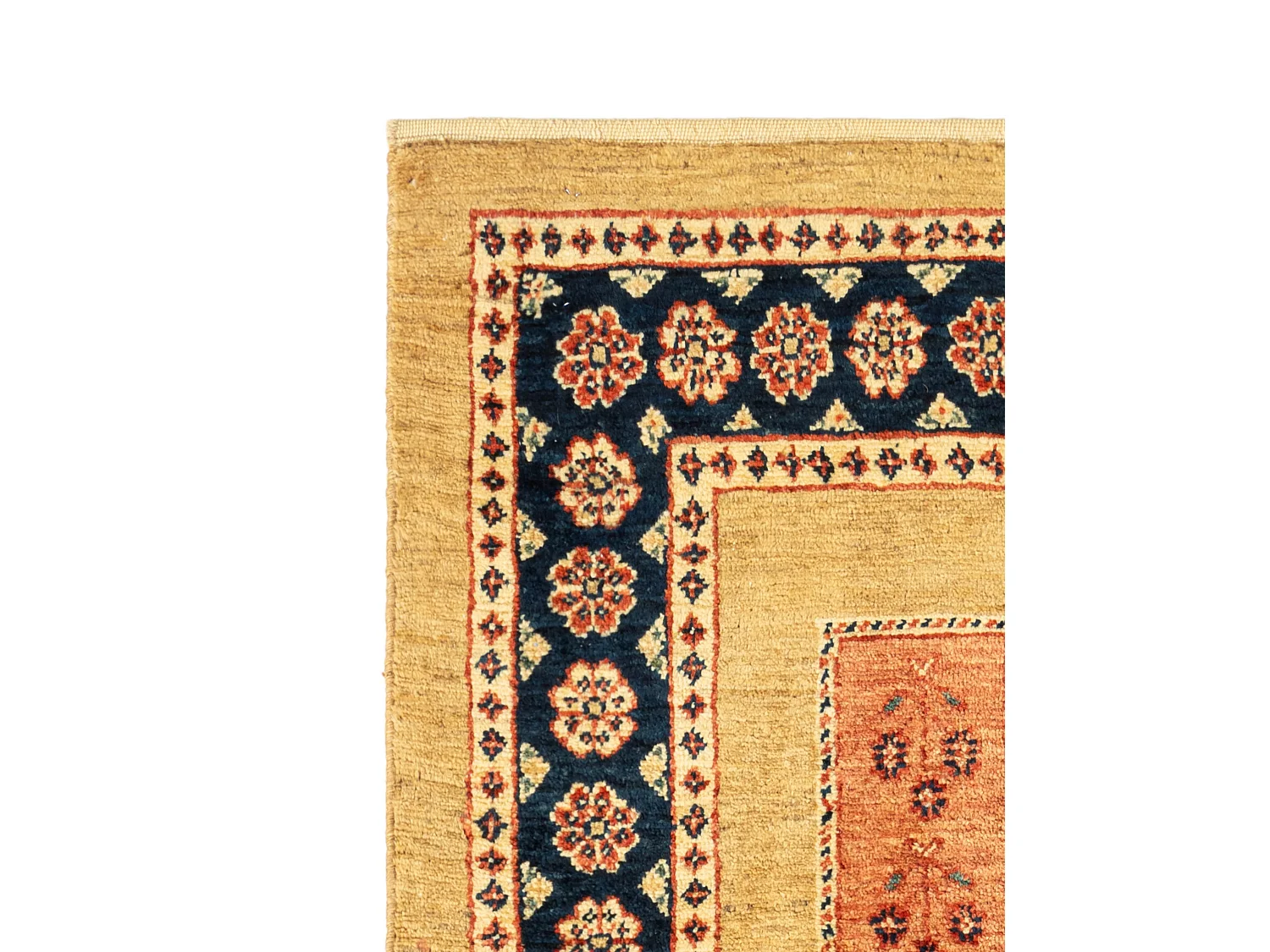 Tapis de couloir en laine 83x208 brun Kashkuli