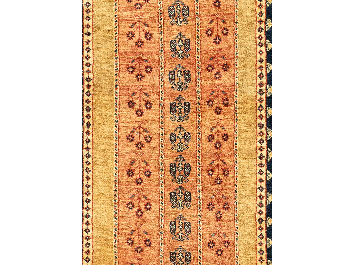 Tapis de couloir en laine 83x208 brun Kashkuli