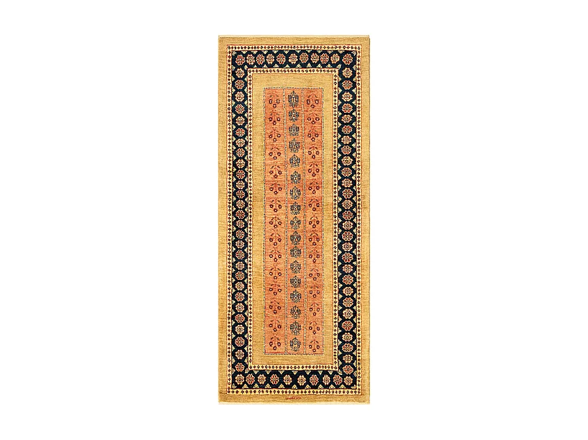 Tapis de couloir en laine 83x208 brun Kashkuli