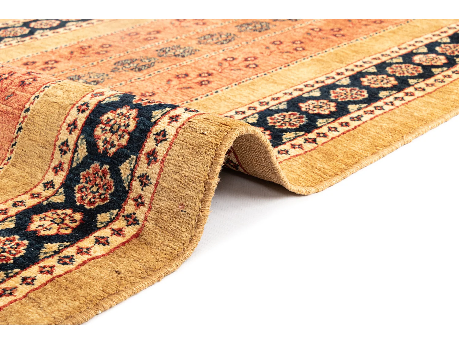Tapis de couloir en laine 83x208 brun Kashkuli