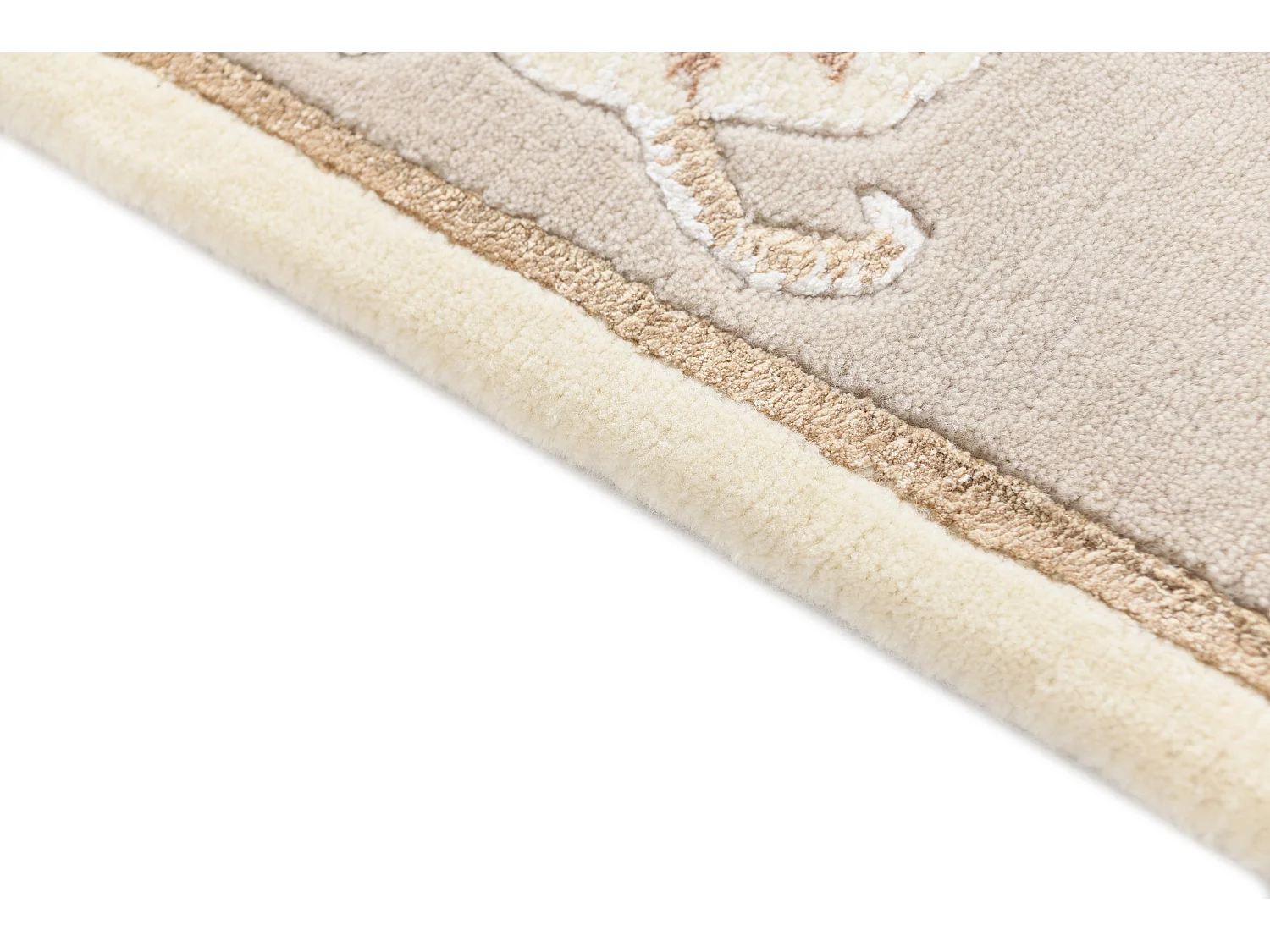 Tapis de laine 122x183 beige Darya