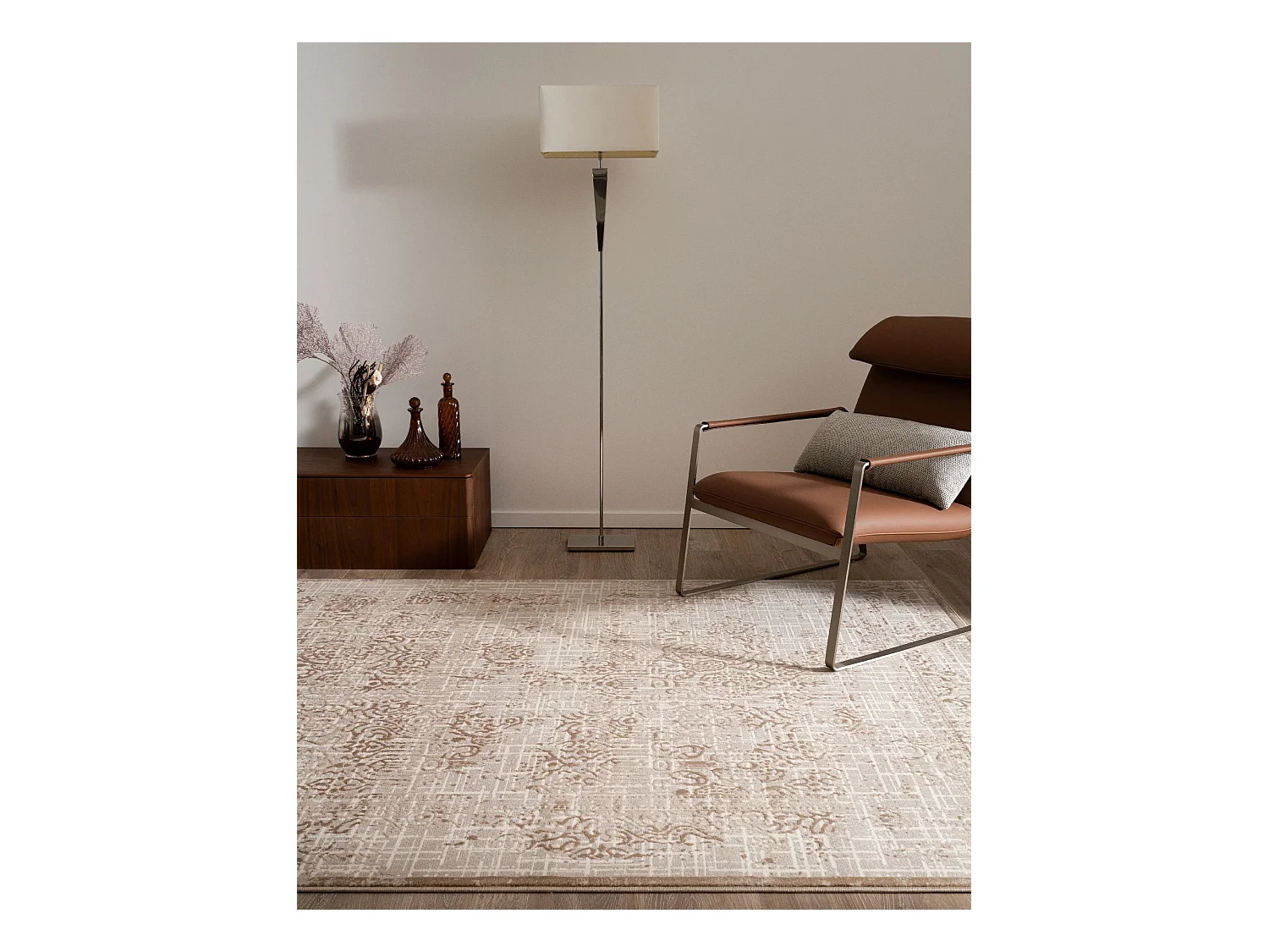 Tapis 275x365 beige Bern Shimmer