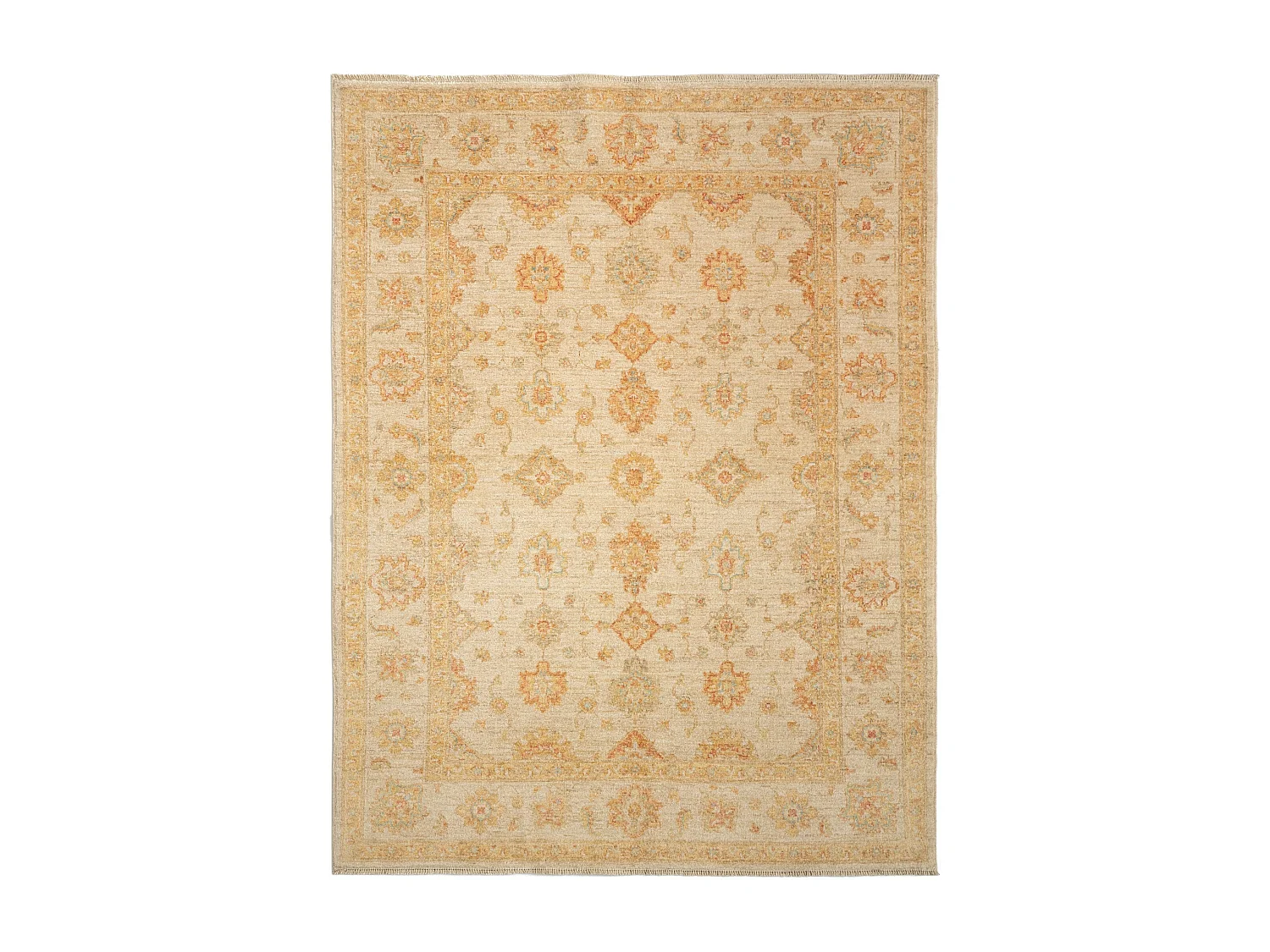 Tapis de laine 153x206 beige Kaizar