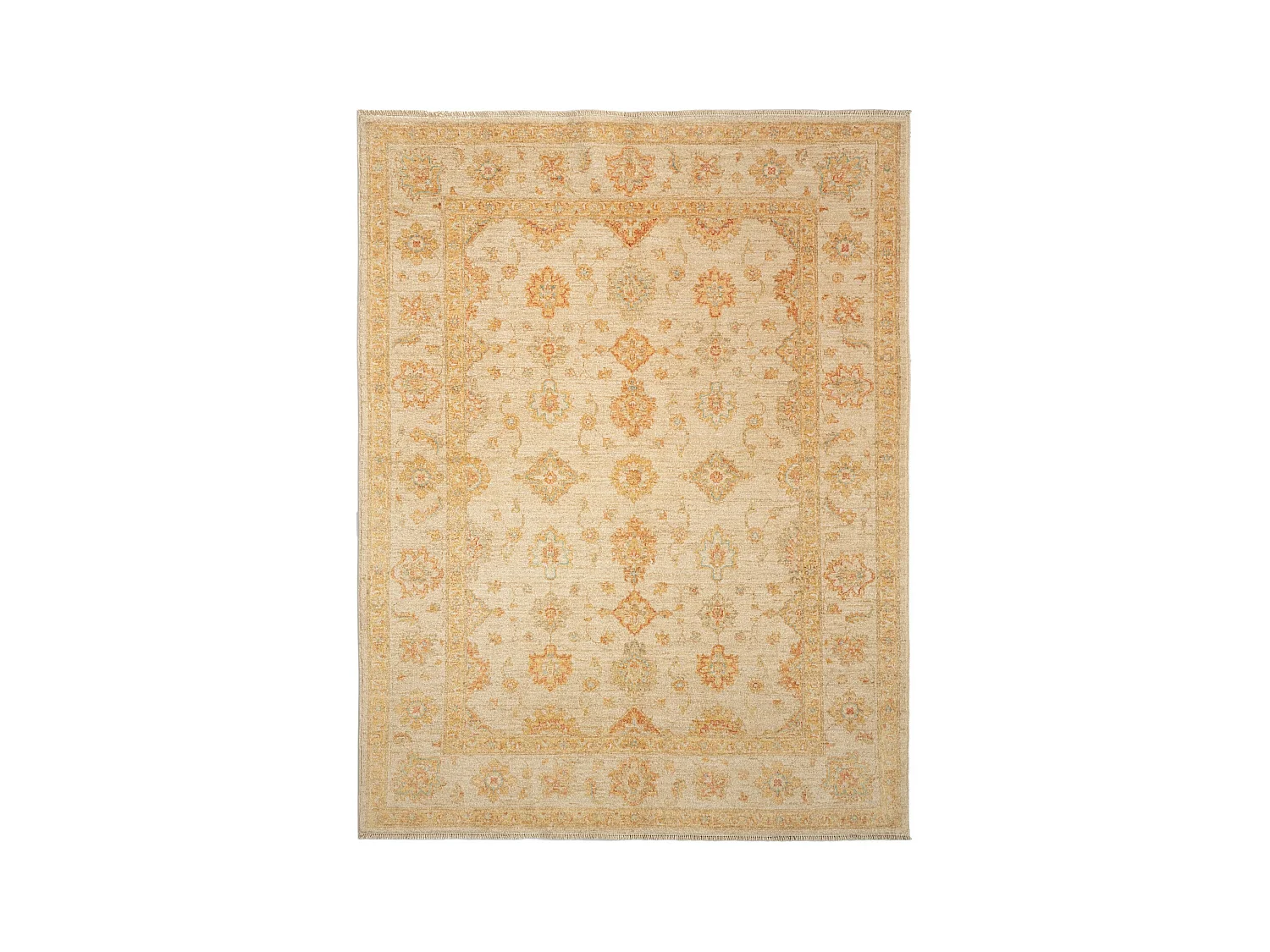 Tapis de laine 153x206 beige Kaizar