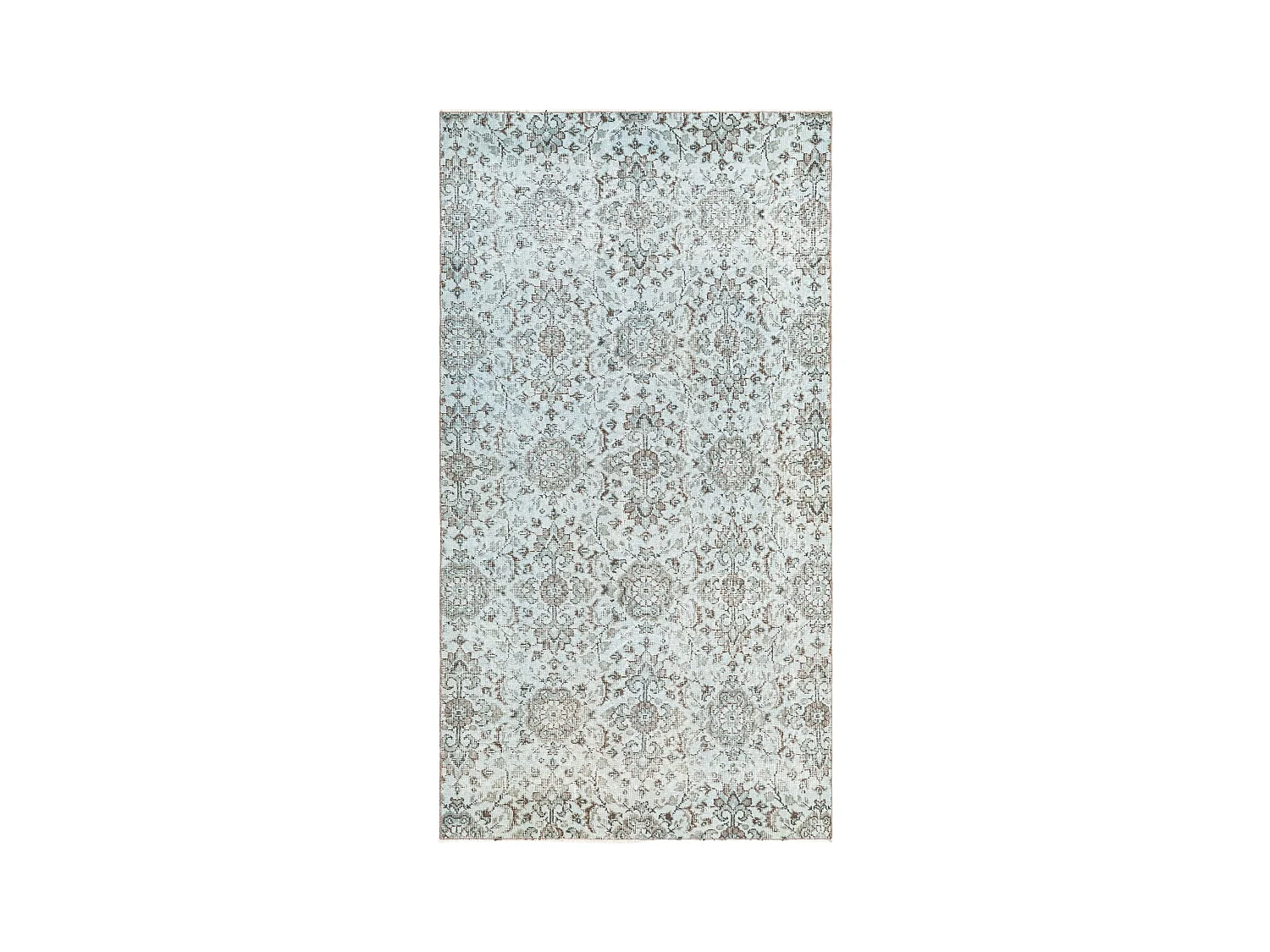 Tapis de laine 114x213 Bleu Ultra Vintage