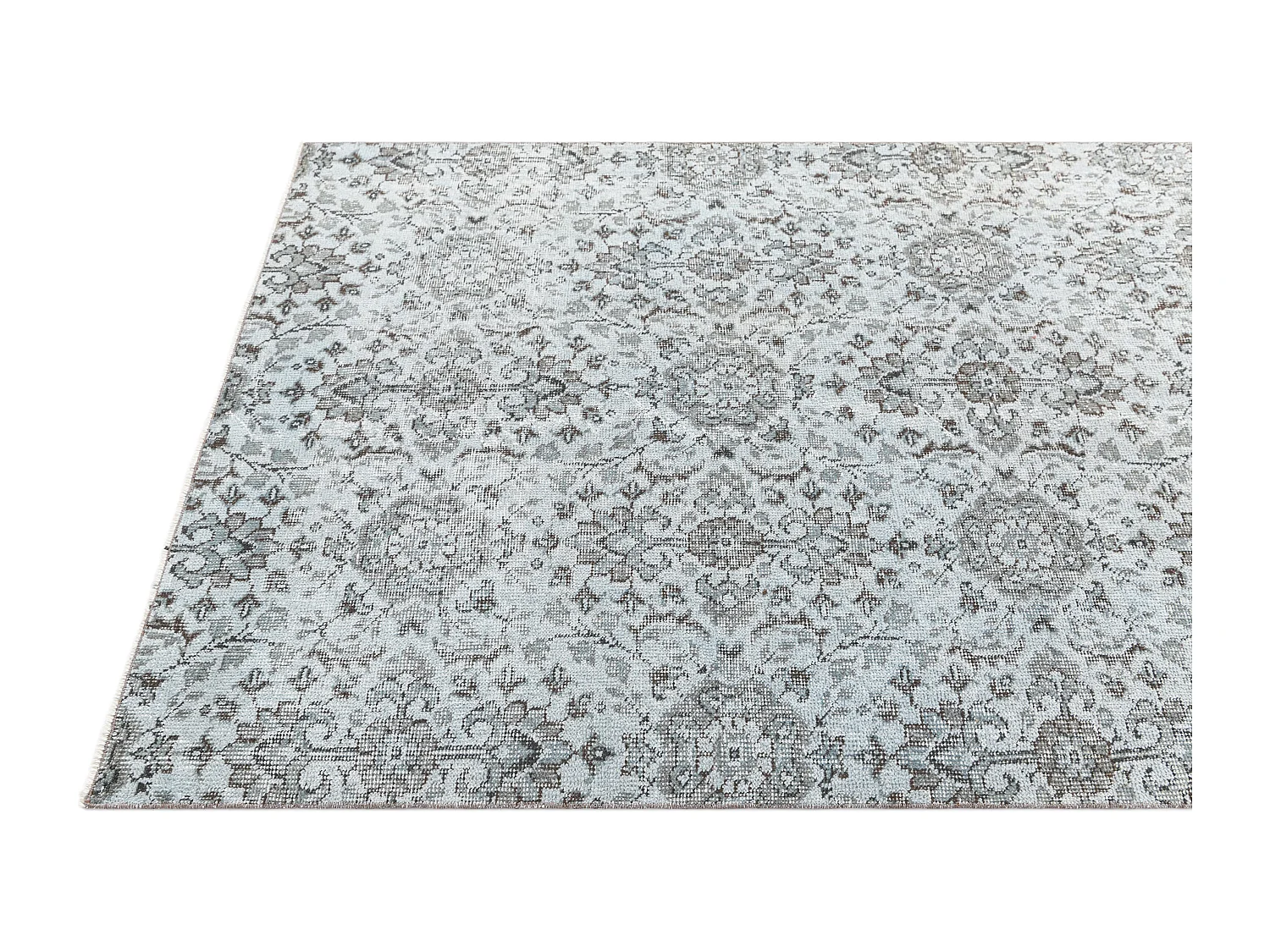 Tapis de laine 114x213 Bleu Ultra Vintage