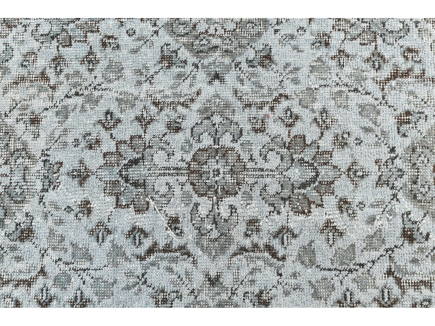 Tapis de laine 114x213 Bleu Ultra Vintage