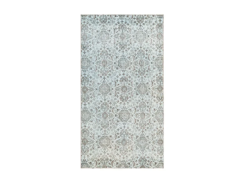 Tapis de laine 114x213 Bleu Ultra Vintage