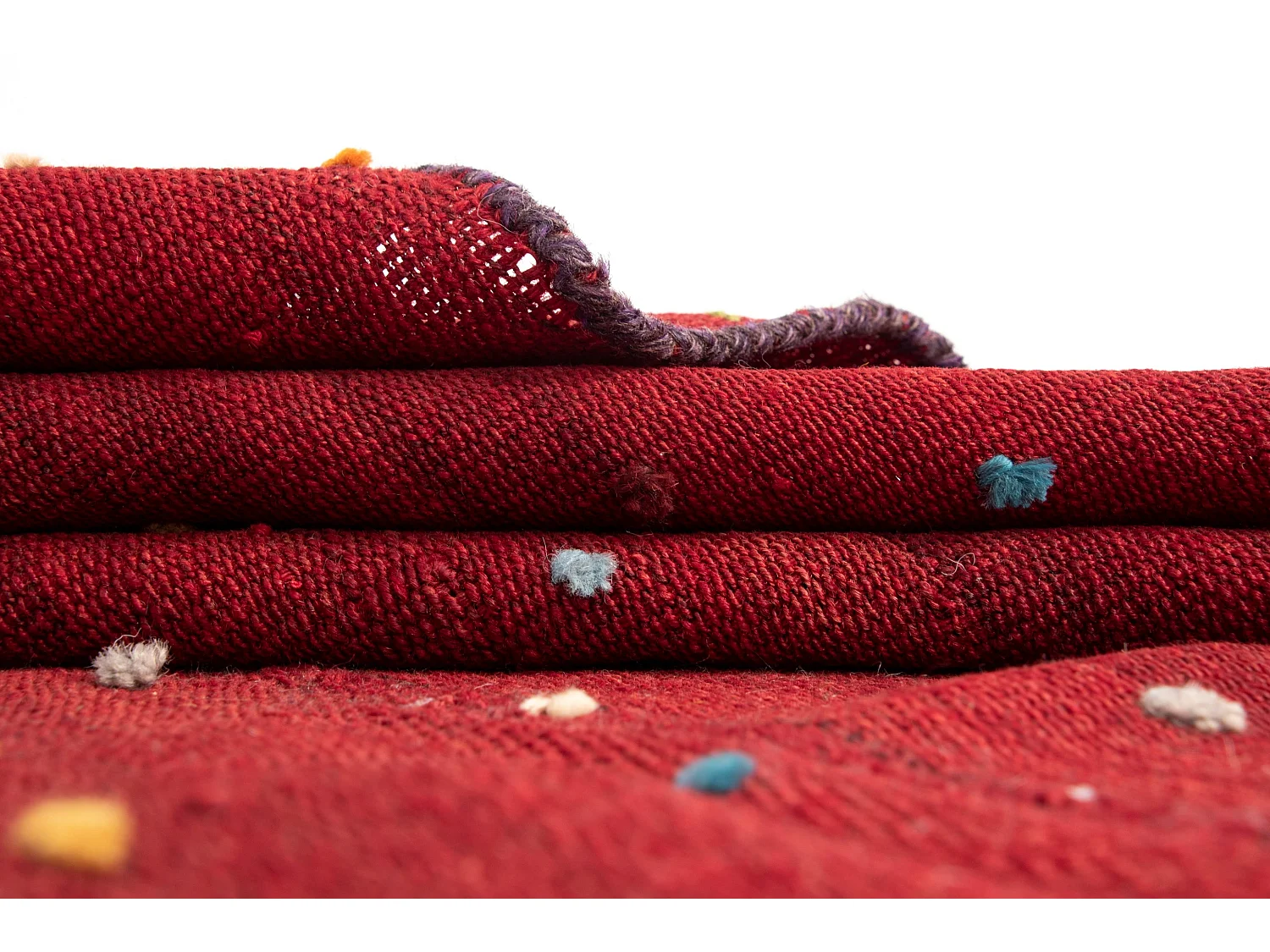 Tapis de laine 116x216 orange Jajim