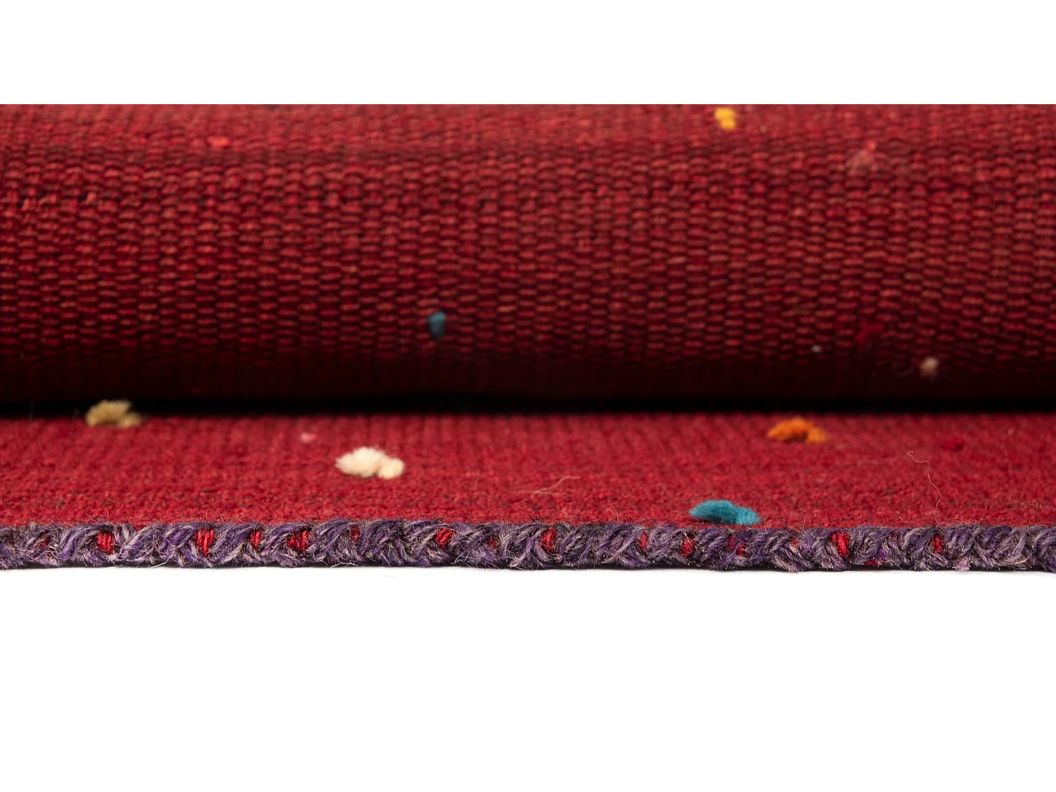 Tapis de laine 116x216 orange Jajim