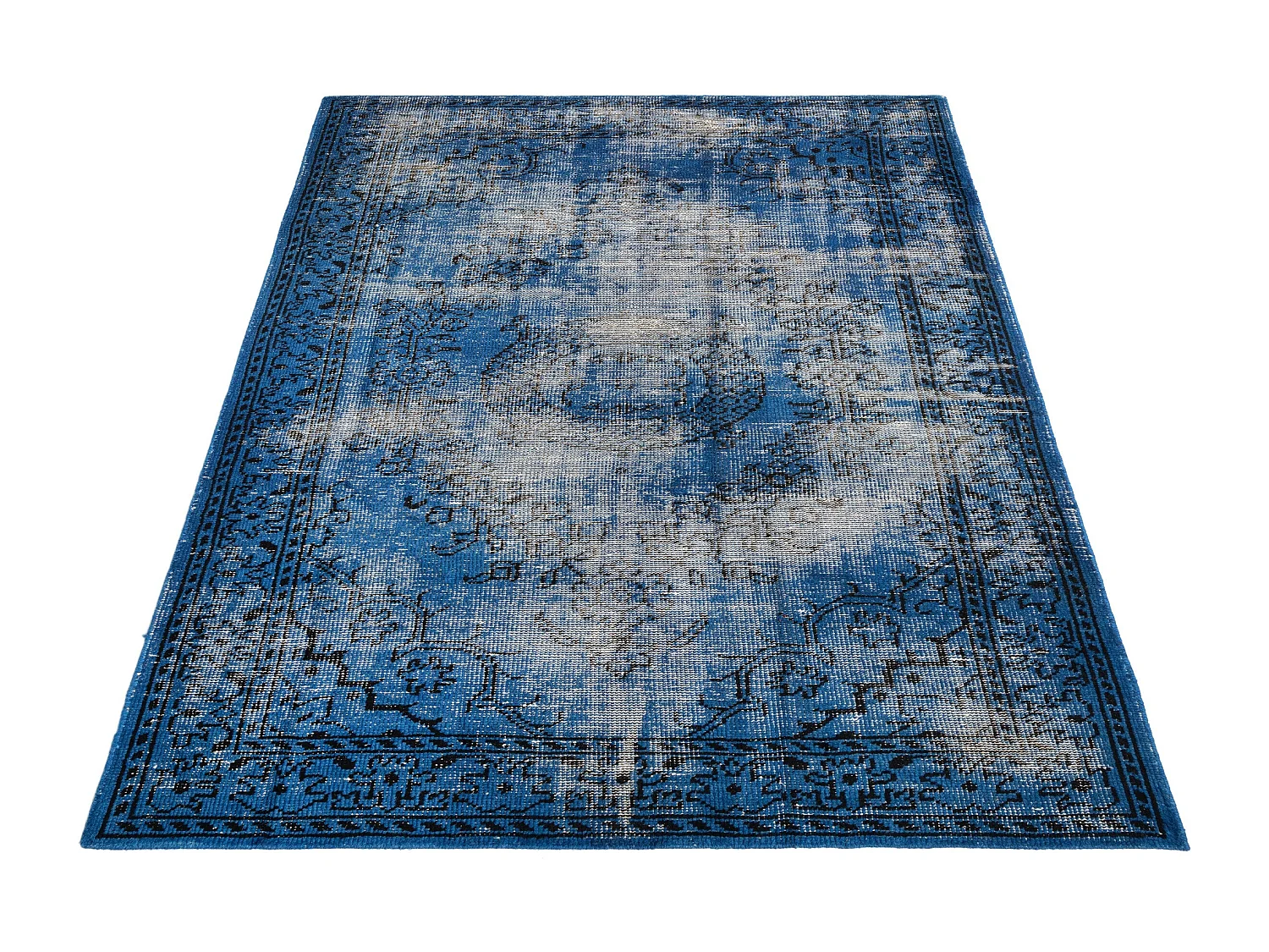 Tapis de laine 179x278 brun Vintage