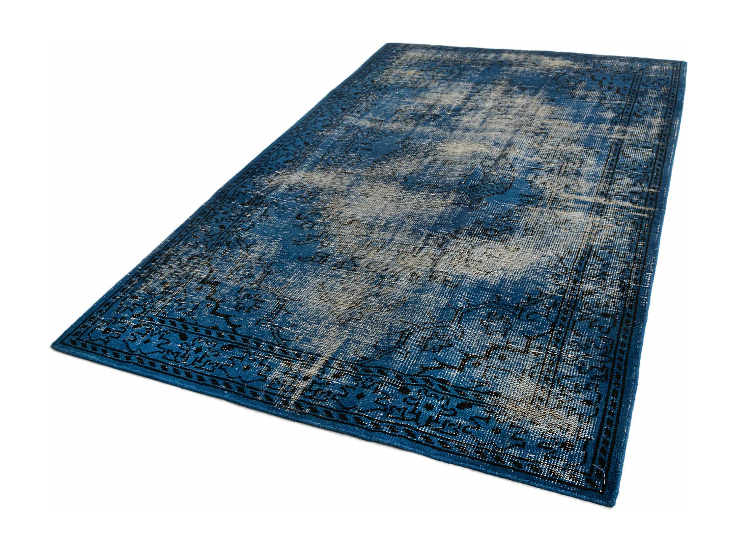 Tapis de laine 179x278 brun Vintage