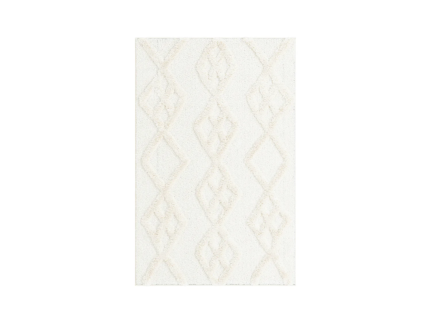 Hoogpolig tapijt 245x160 Wit Thun Tribus