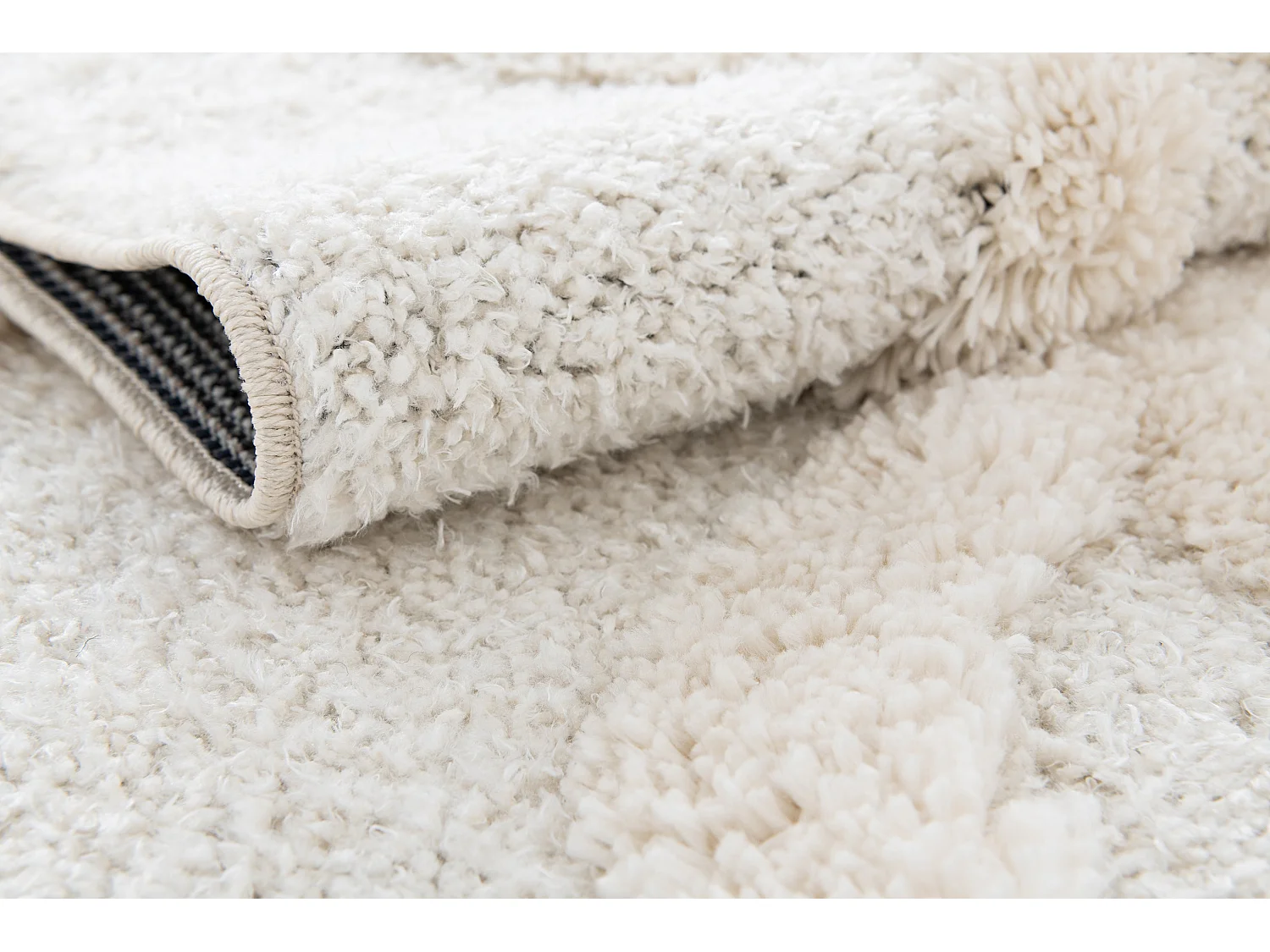 Tapis shaggy 160x245 Blanc Thun Tribus