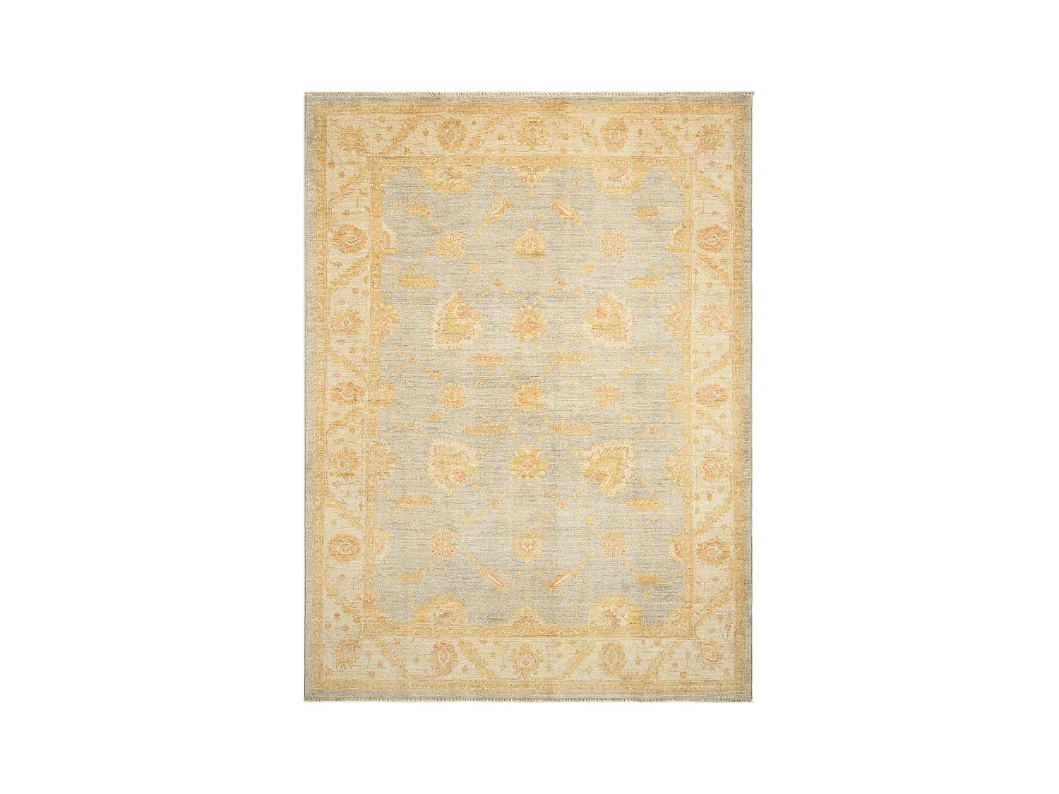 Tapis de laine 174x237 gris Kaizar