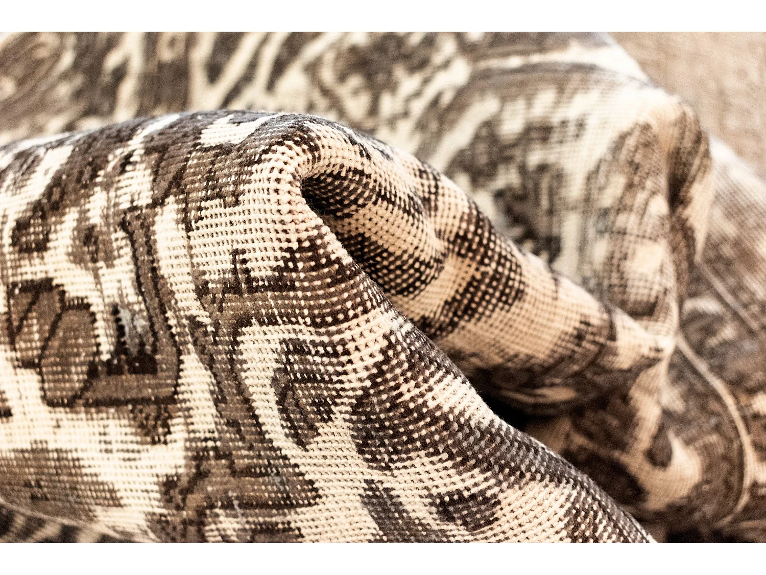 Wollteppich 194x295 Braun Vintage Royal