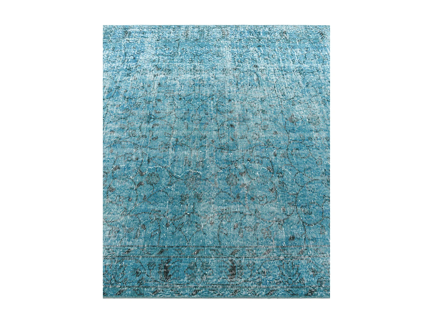 Wollteppich 163x262 Blau Ultra Vintage