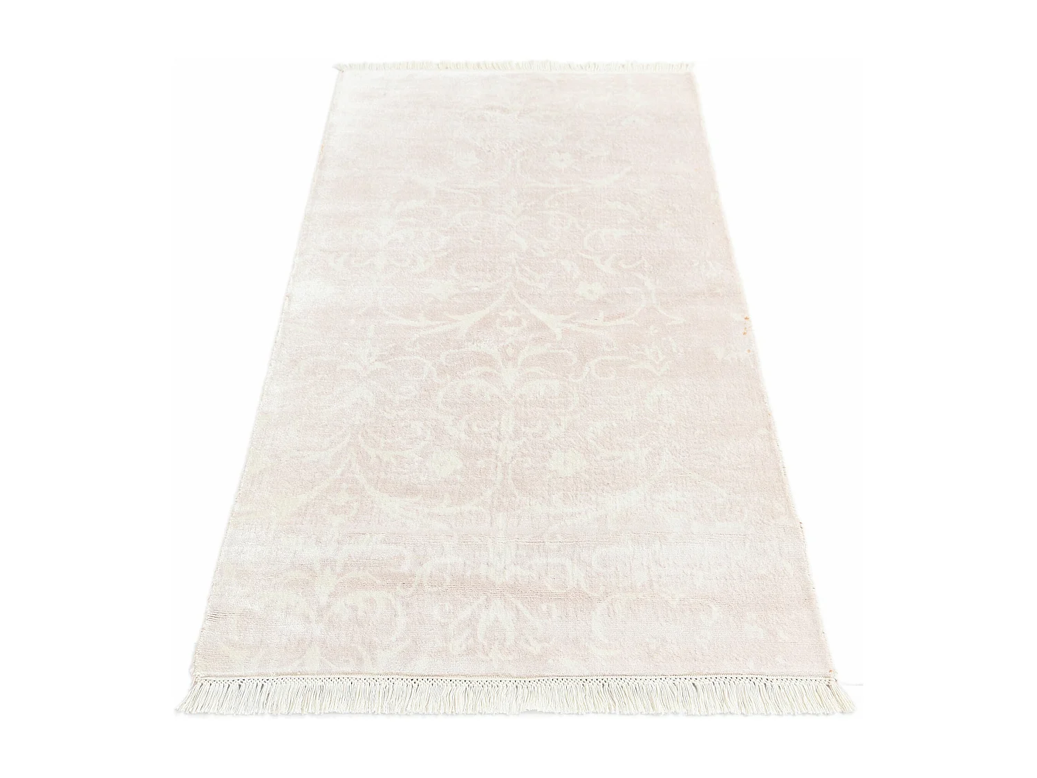 Läufer-Wollteppich 76x150 Rosa Darya