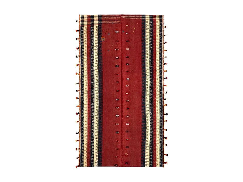 Wollteppich 131x237 Rot Jajim