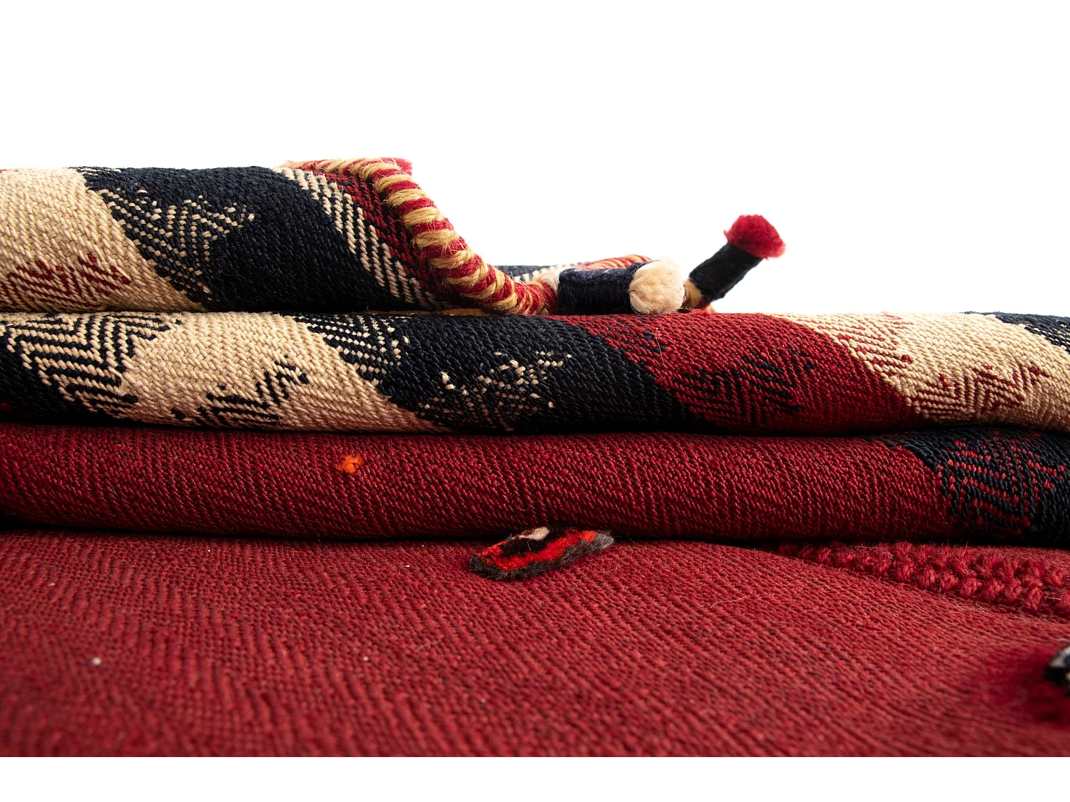 Wollteppich 131x237 Rot Jajim