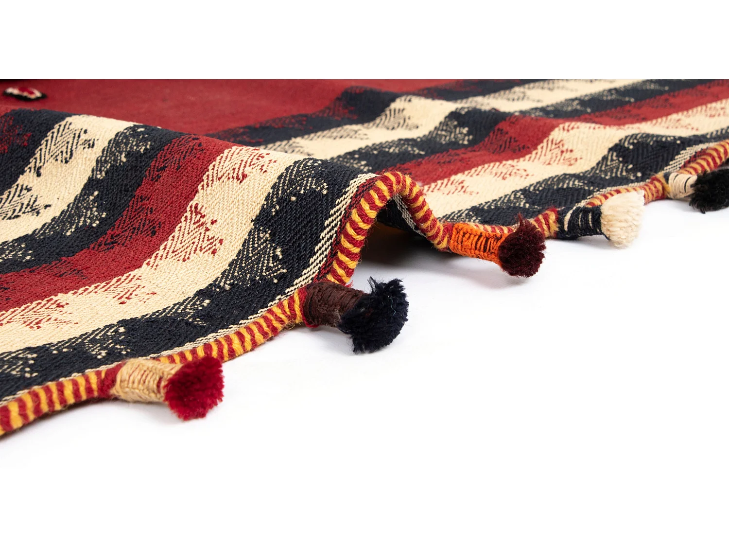 Wollteppich 131x237 Rot Jajim