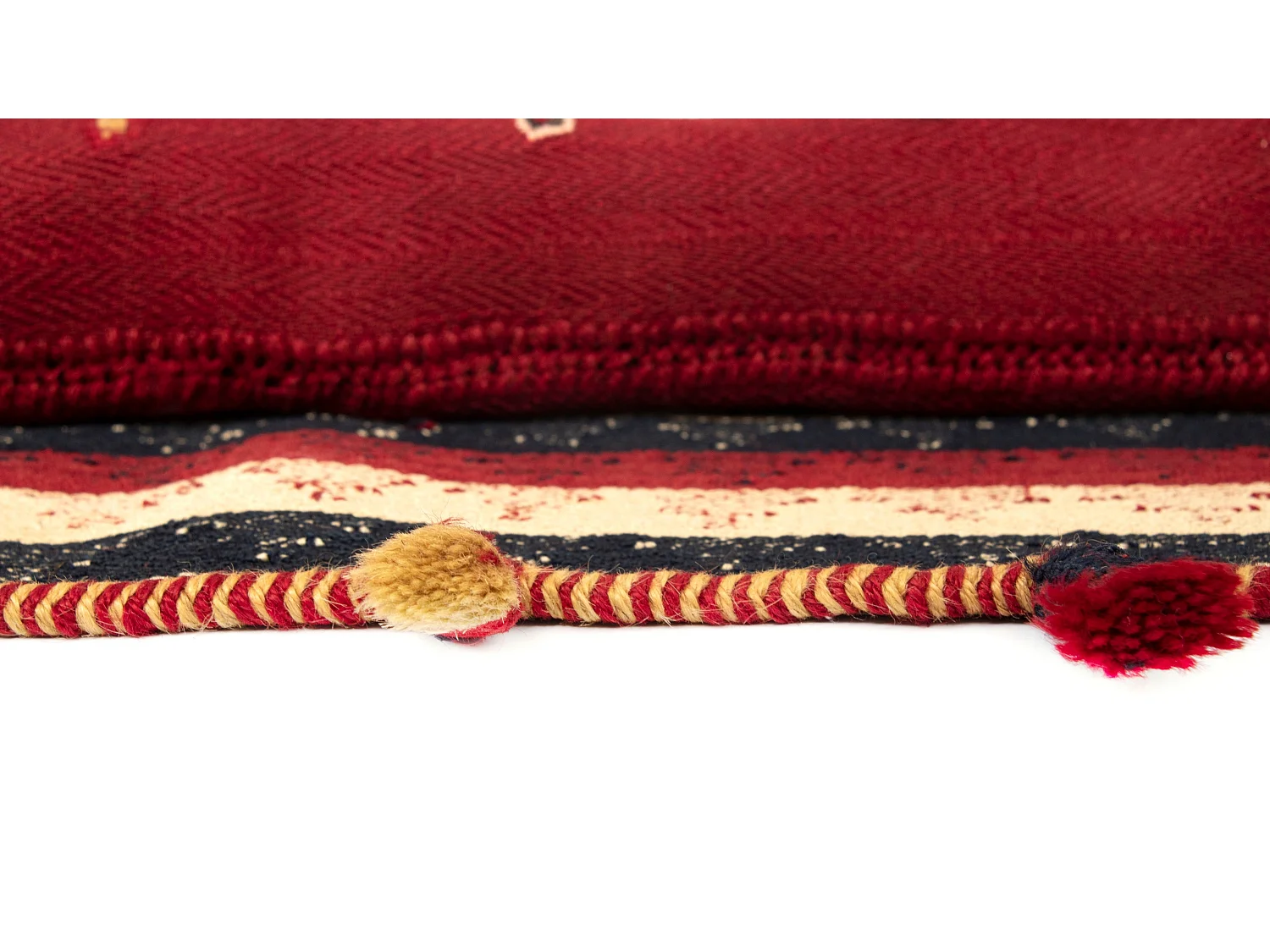 Wollteppich 131x237 Rot Jajim