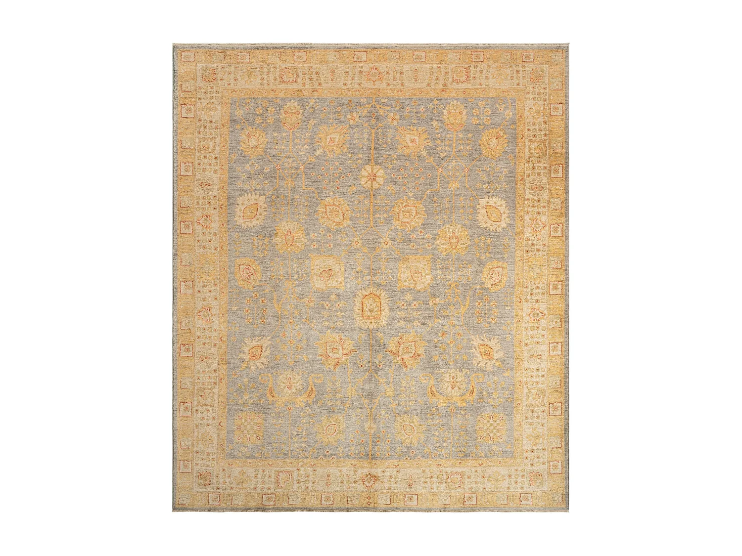 Tappeto in lana 249x297 grigio Kaizar