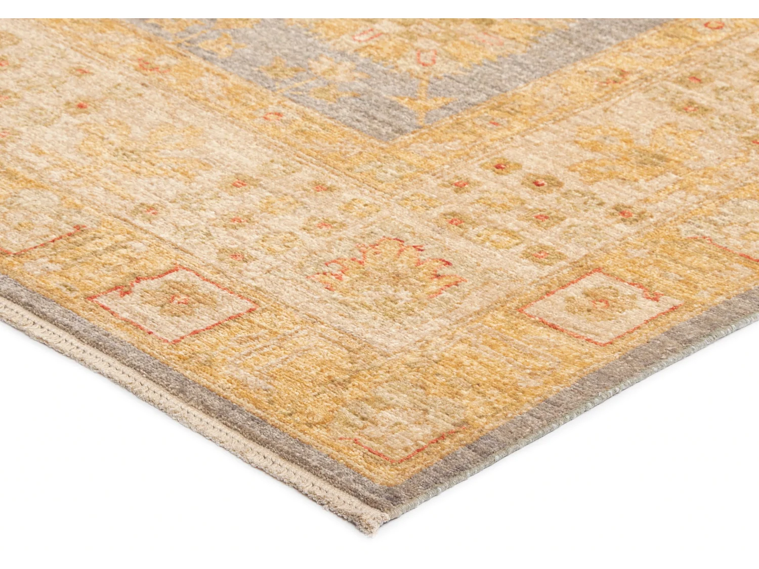 Wollteppich 249x297 Grau Kaizar