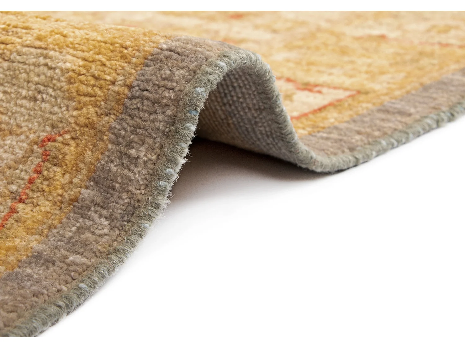 Wollteppich 249x297 Grau Kaizar