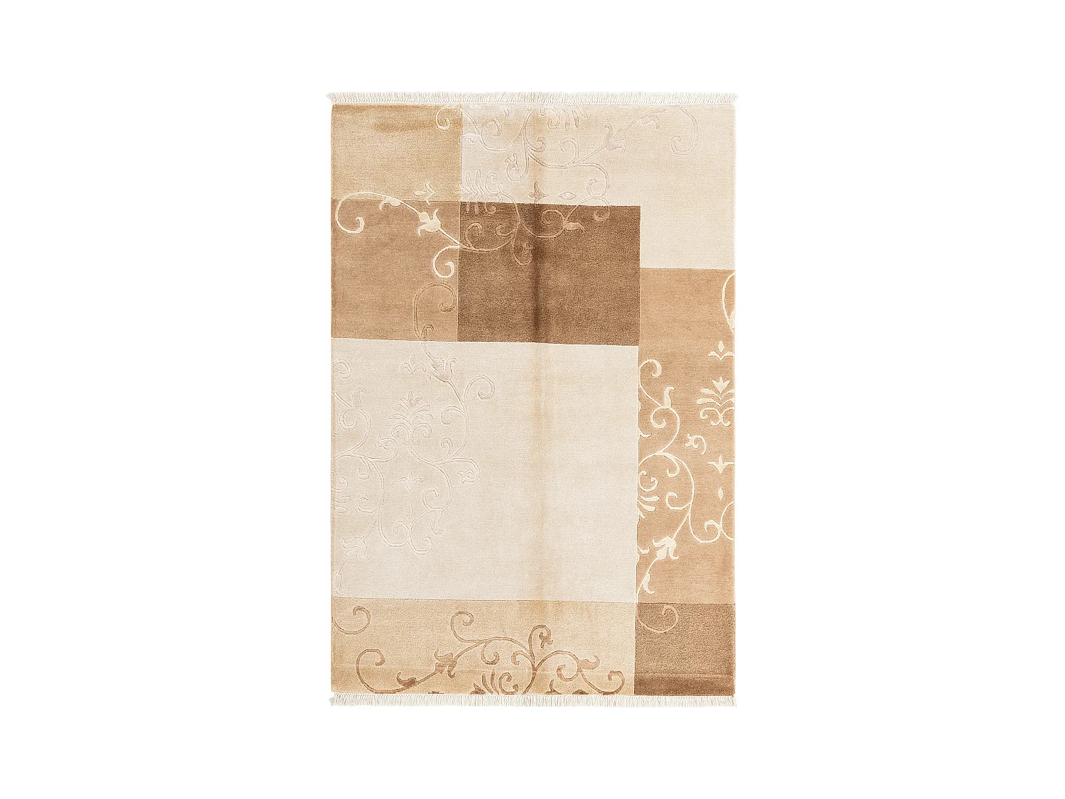 Tapis de laine 140x201 brun Darya