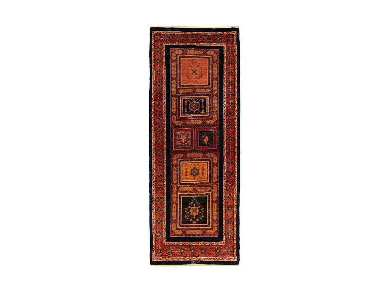 Tapis de couloir en laine 82x217 brun Kashkuli