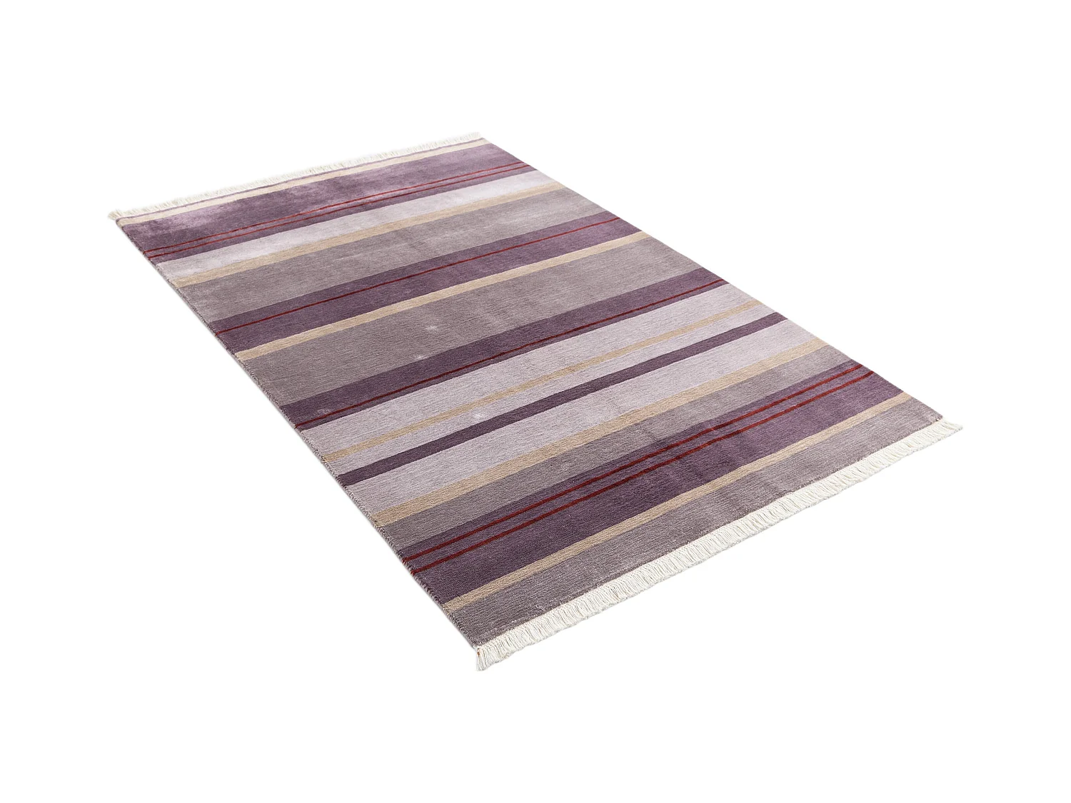 Wollteppich 119x185 Lila Darya