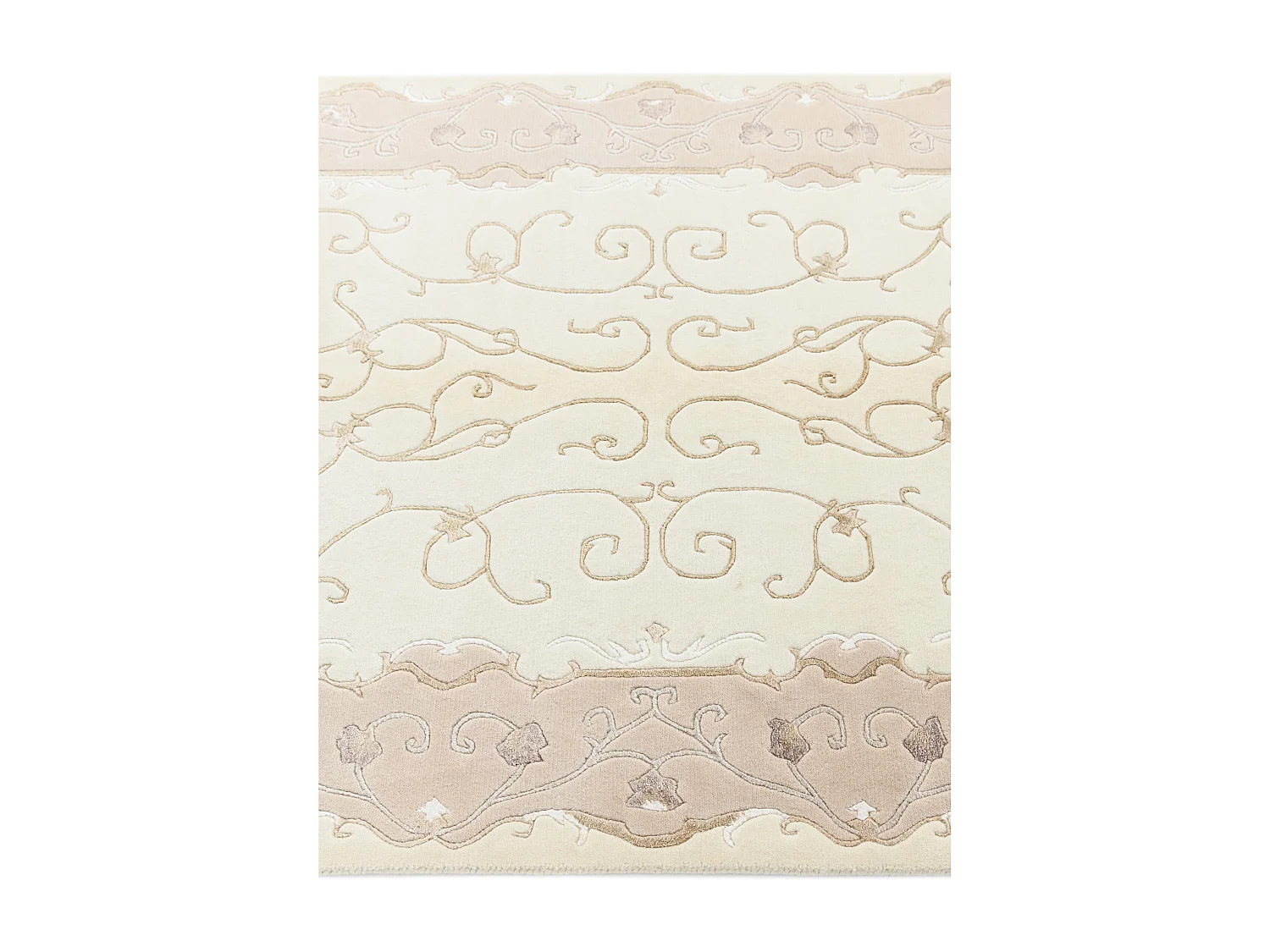 Tapis de laine 119x183 beige Darya