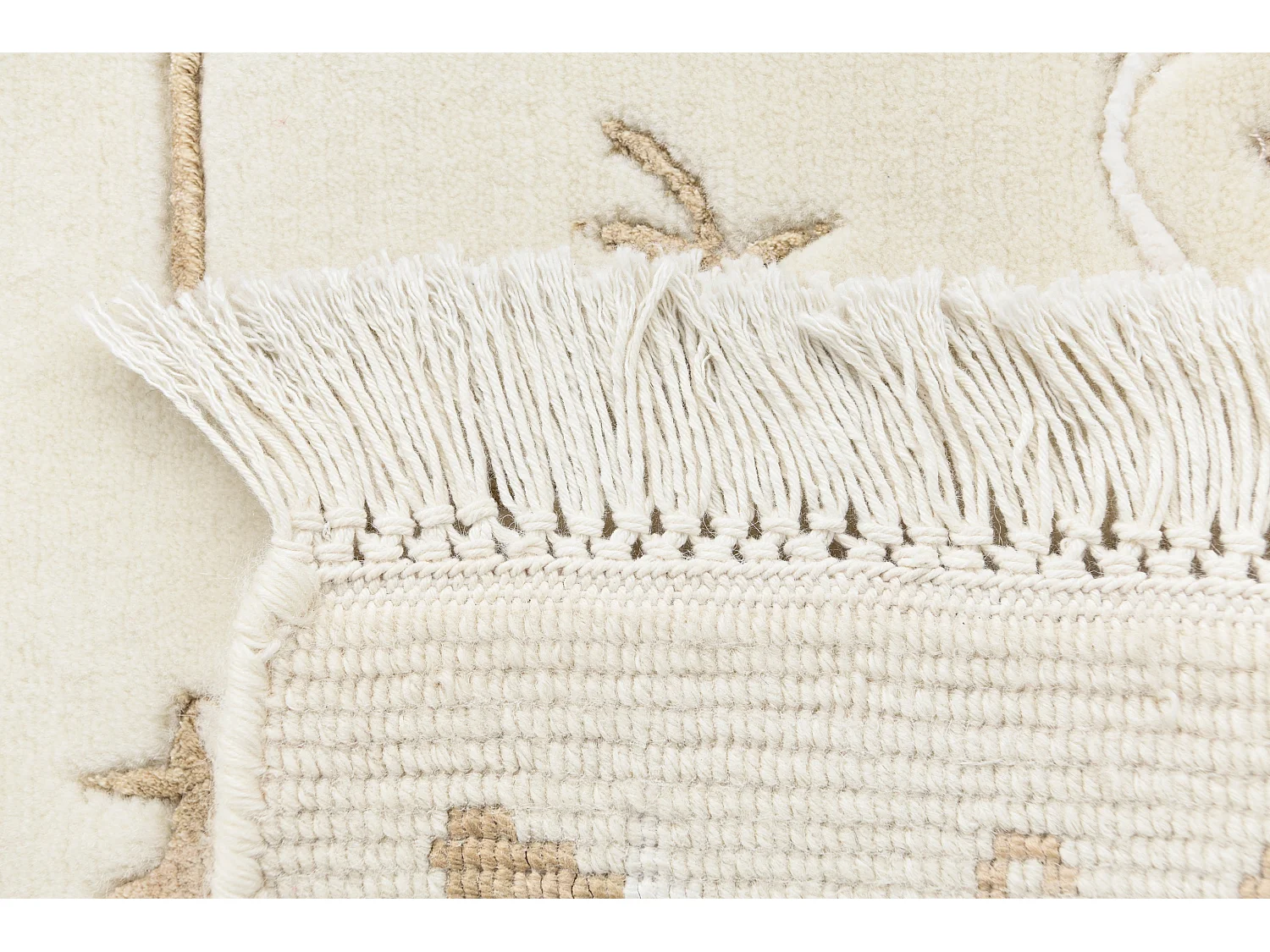 Tapis de laine 119x183 beige Darya