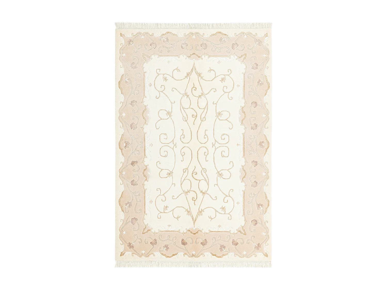 Tapis de laine 119x183 beige Darya