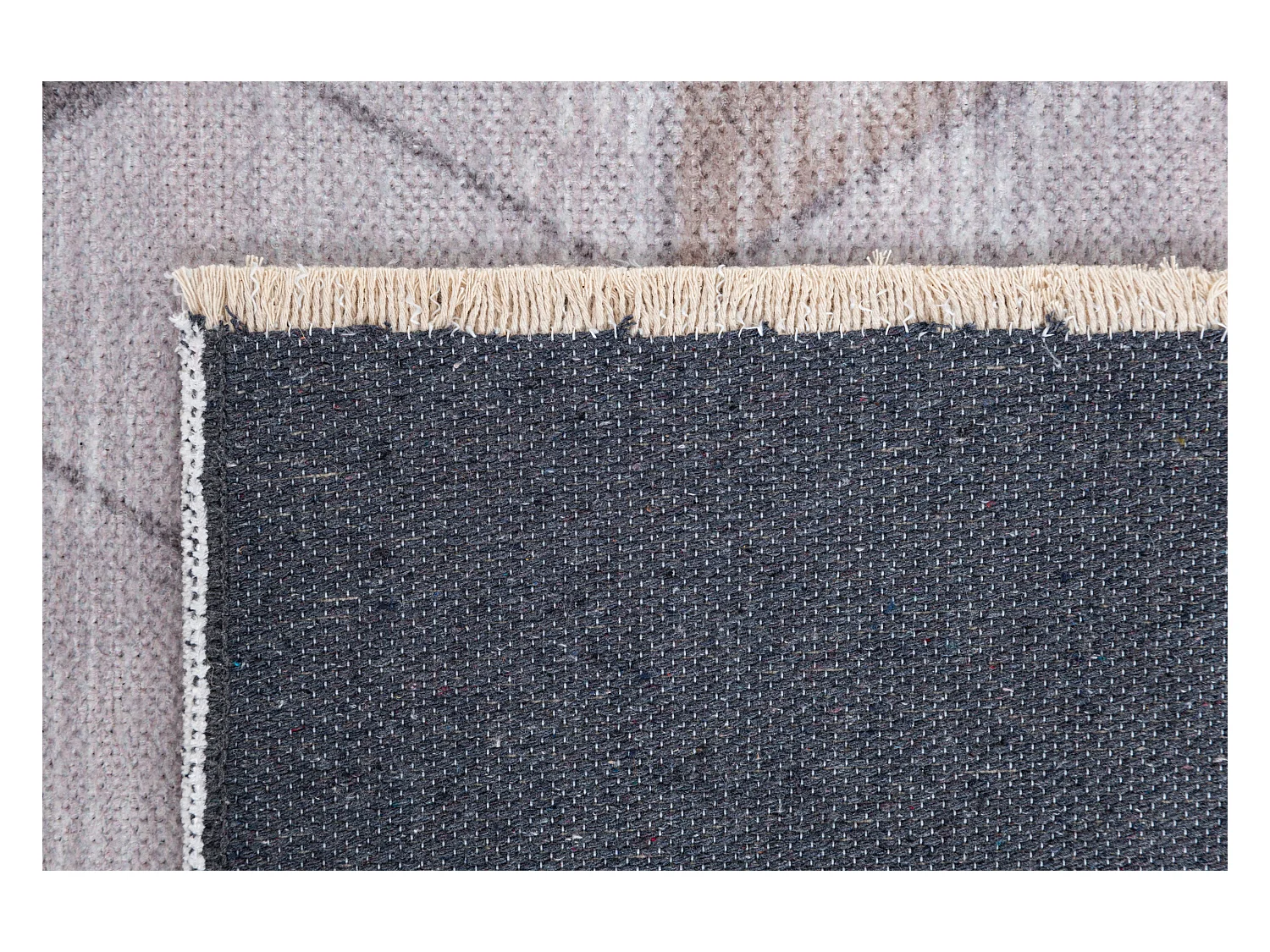 Tappeto per corridoio in lana 76x448 beige Kaizar