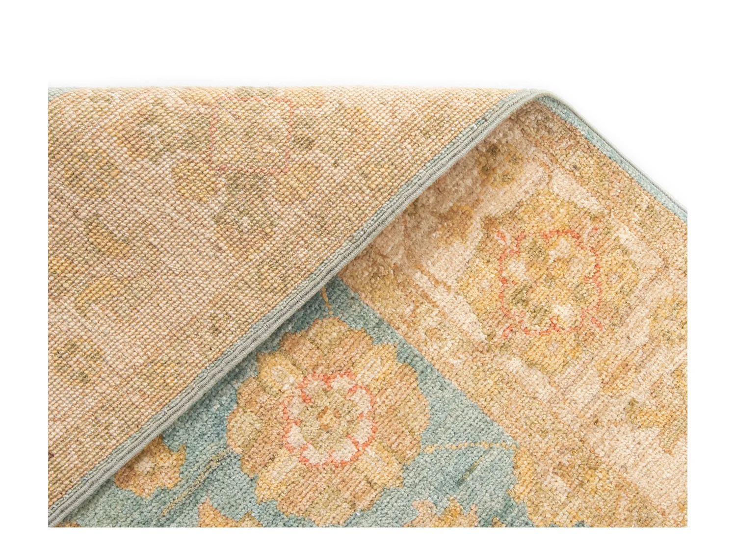 Tappeto per corridoio in lana 76x448 beige Kaizar