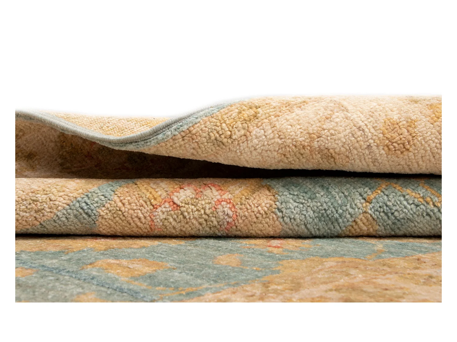 Tappeto per corridoio in lana 76x448 beige Kaizar