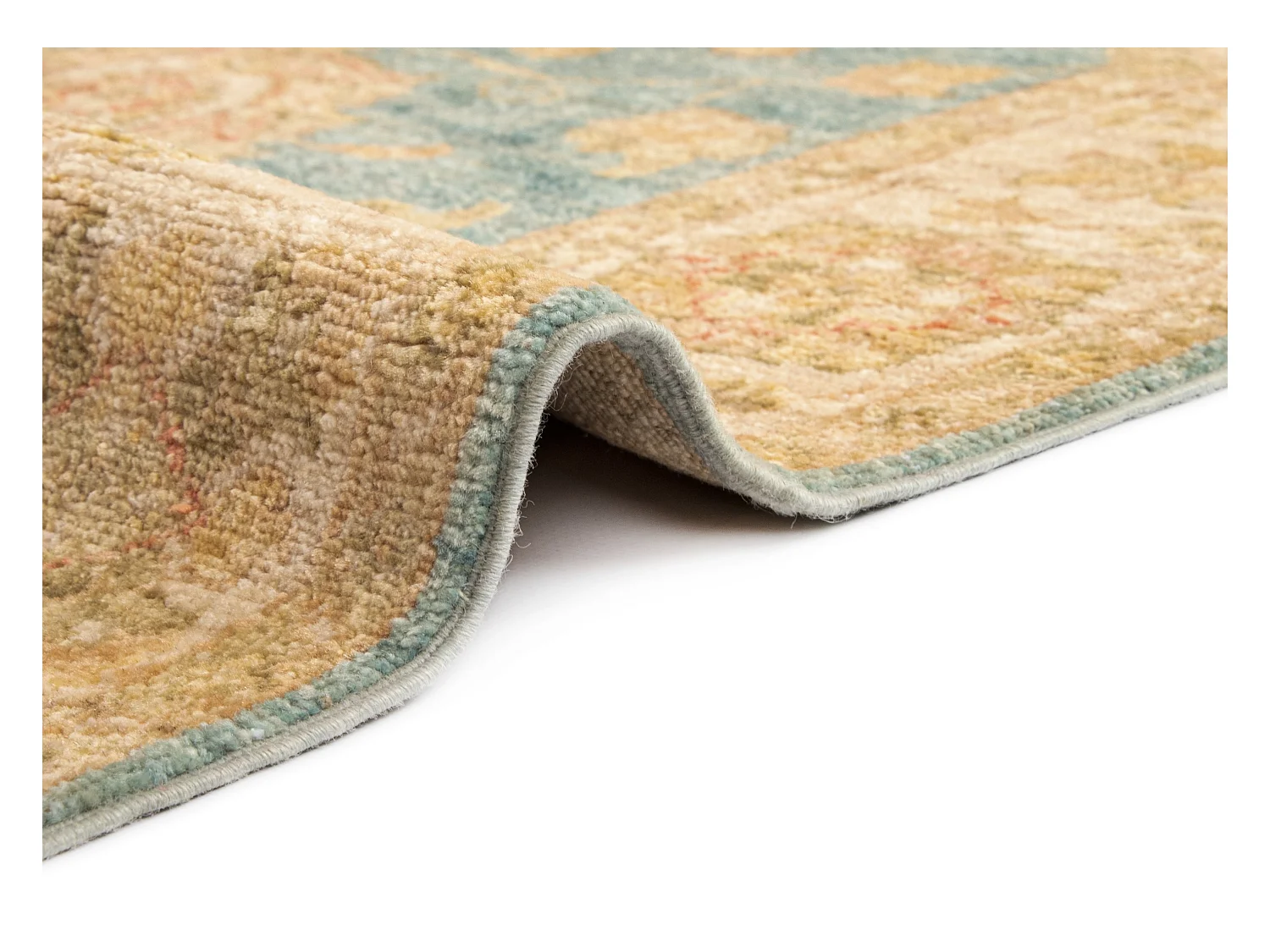 Tappeto per corridoio in lana 76x448 beige Kaizar
