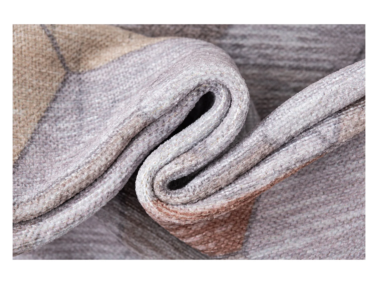 Tappeto per corridoio in lana 76x448 beige Kaizar