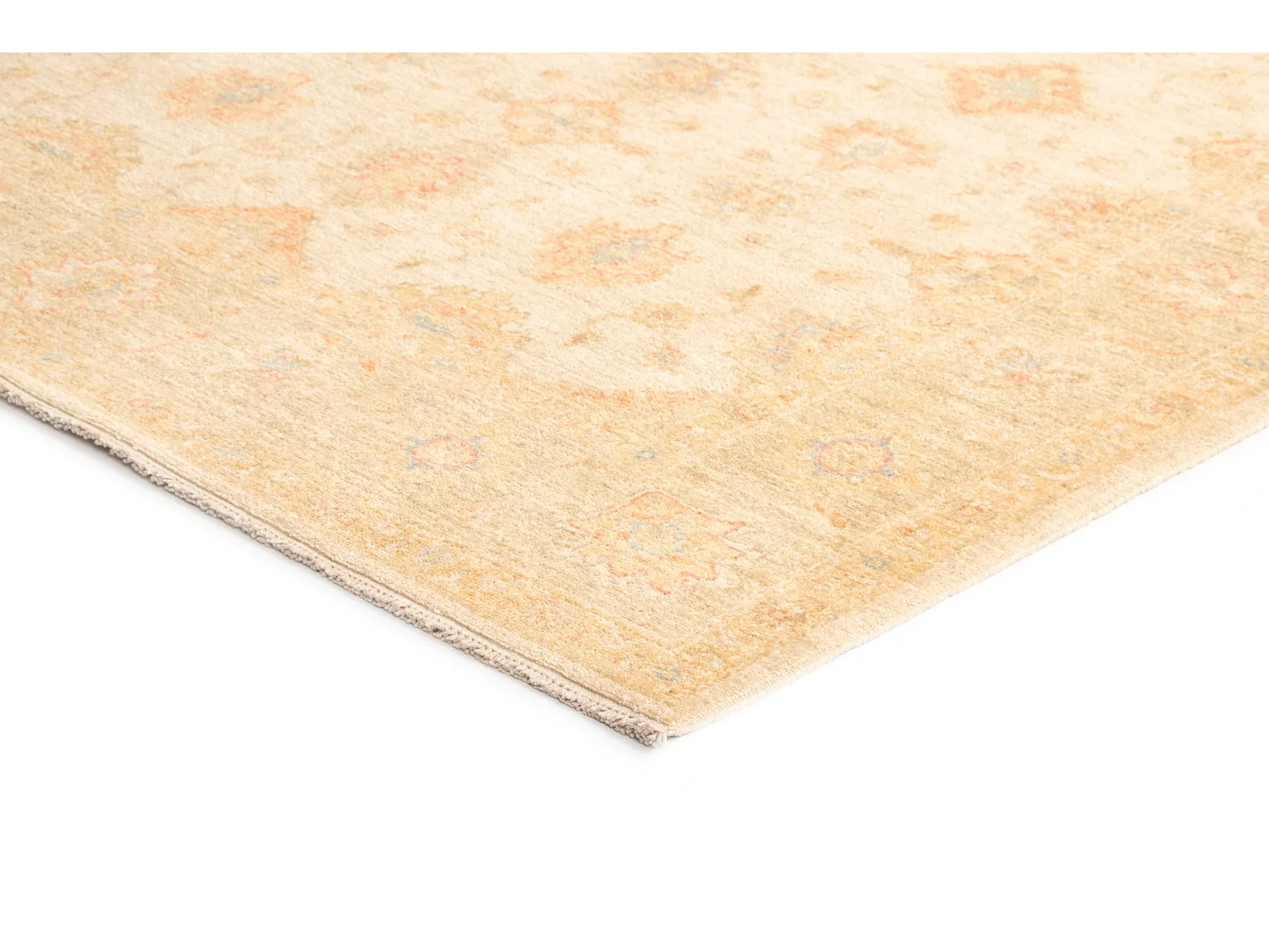 Wollteppich 151x199 Beige Kaizar
