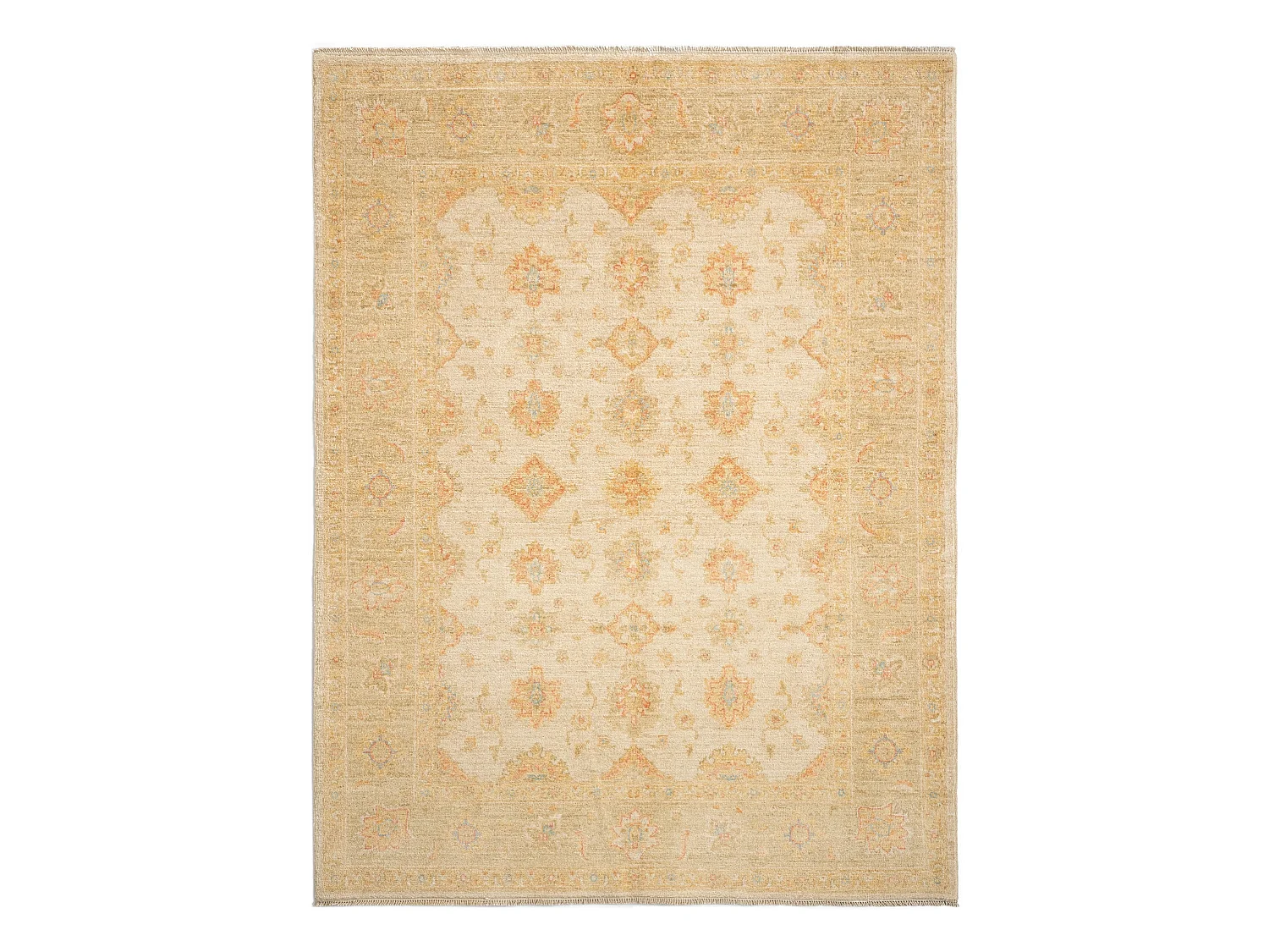 Tapis de laine 151x199 beige Kaizar