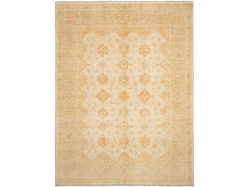 Tapis de laine 151x199 beige Kaizar