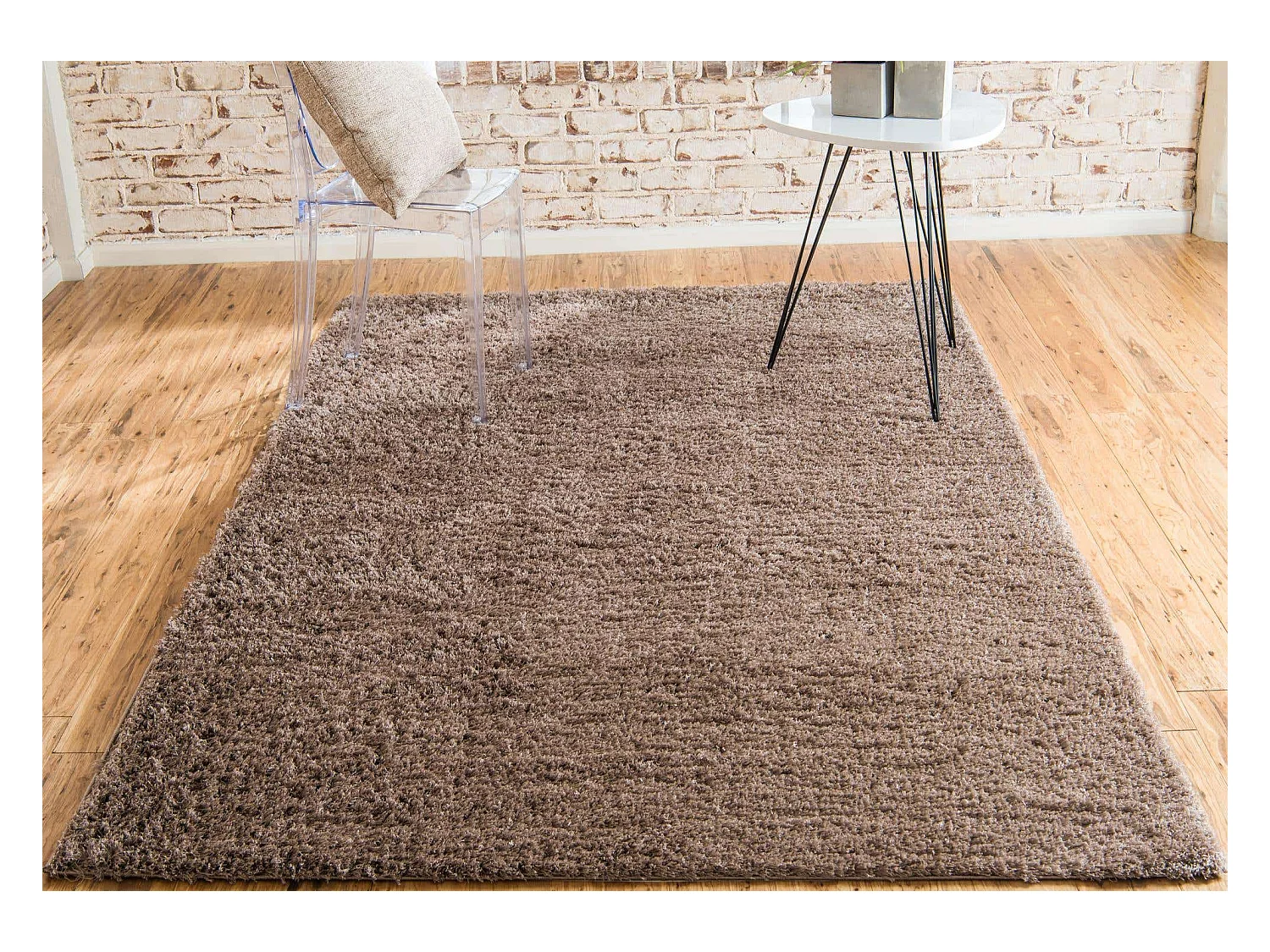 Hoogpolig tapijt 305x239 Bruin Luzern