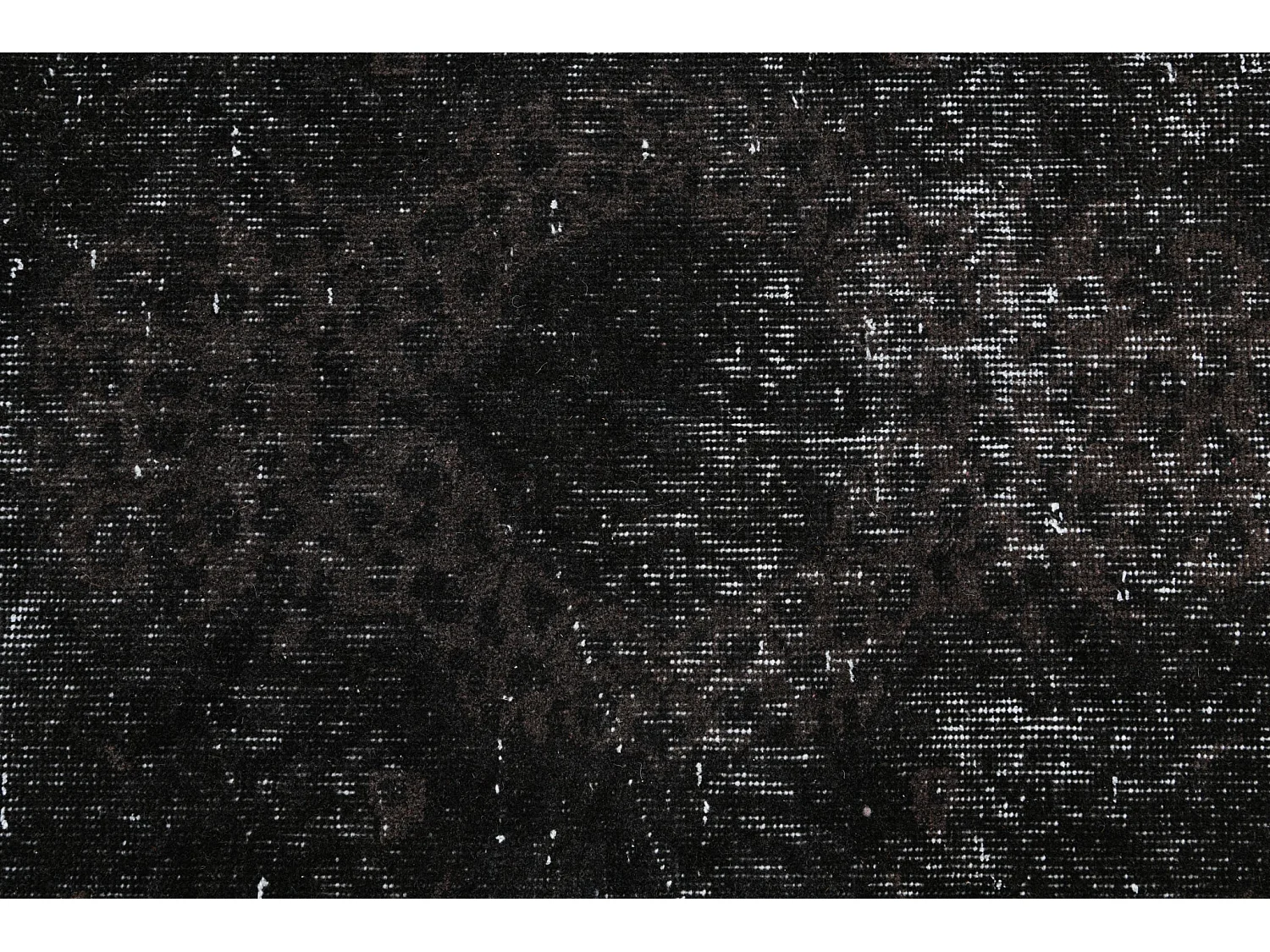 Tapis de laine 114x203 noir Ultra Vintage