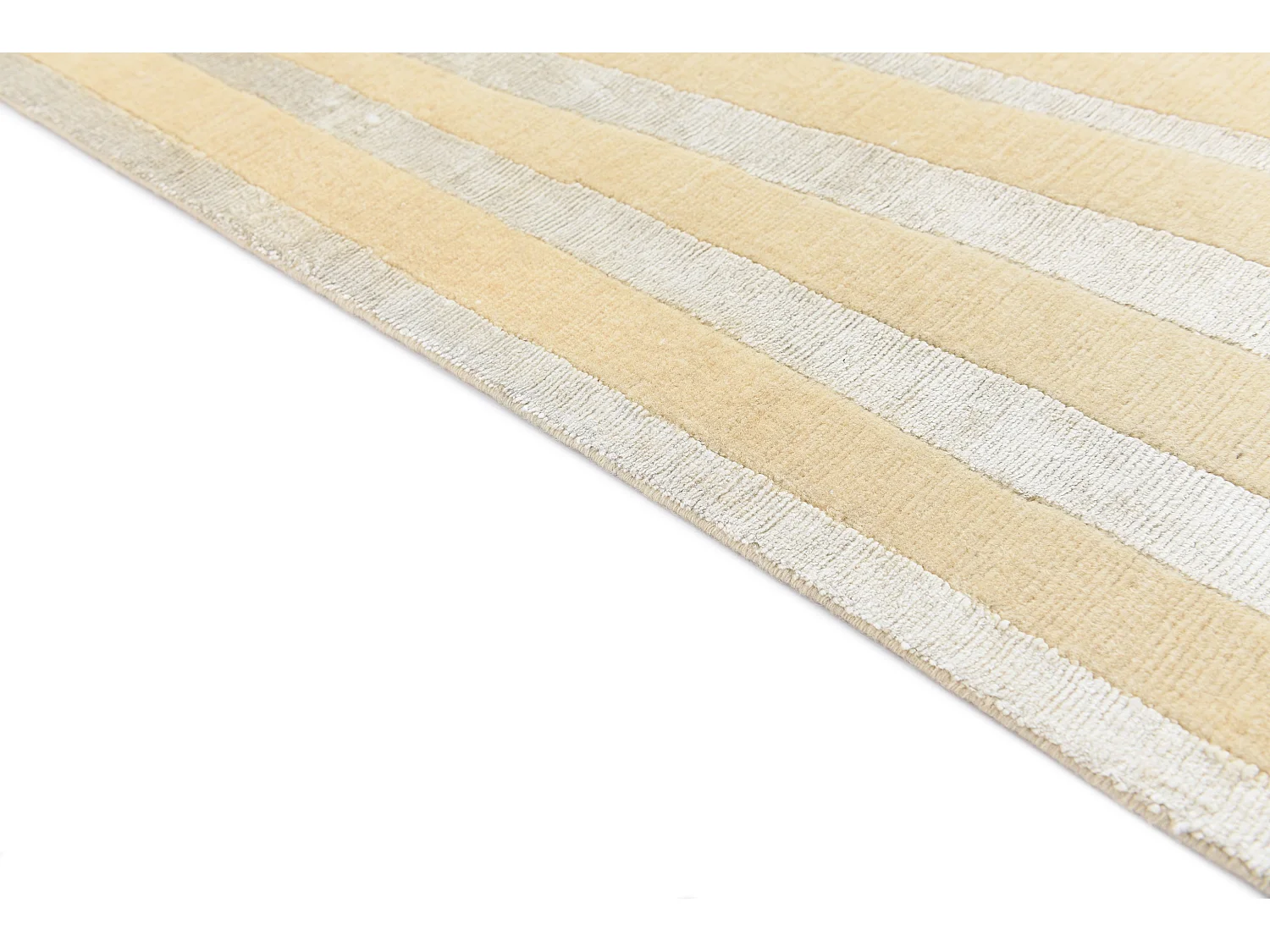 Tapis de laine 140x196 jaune Darya